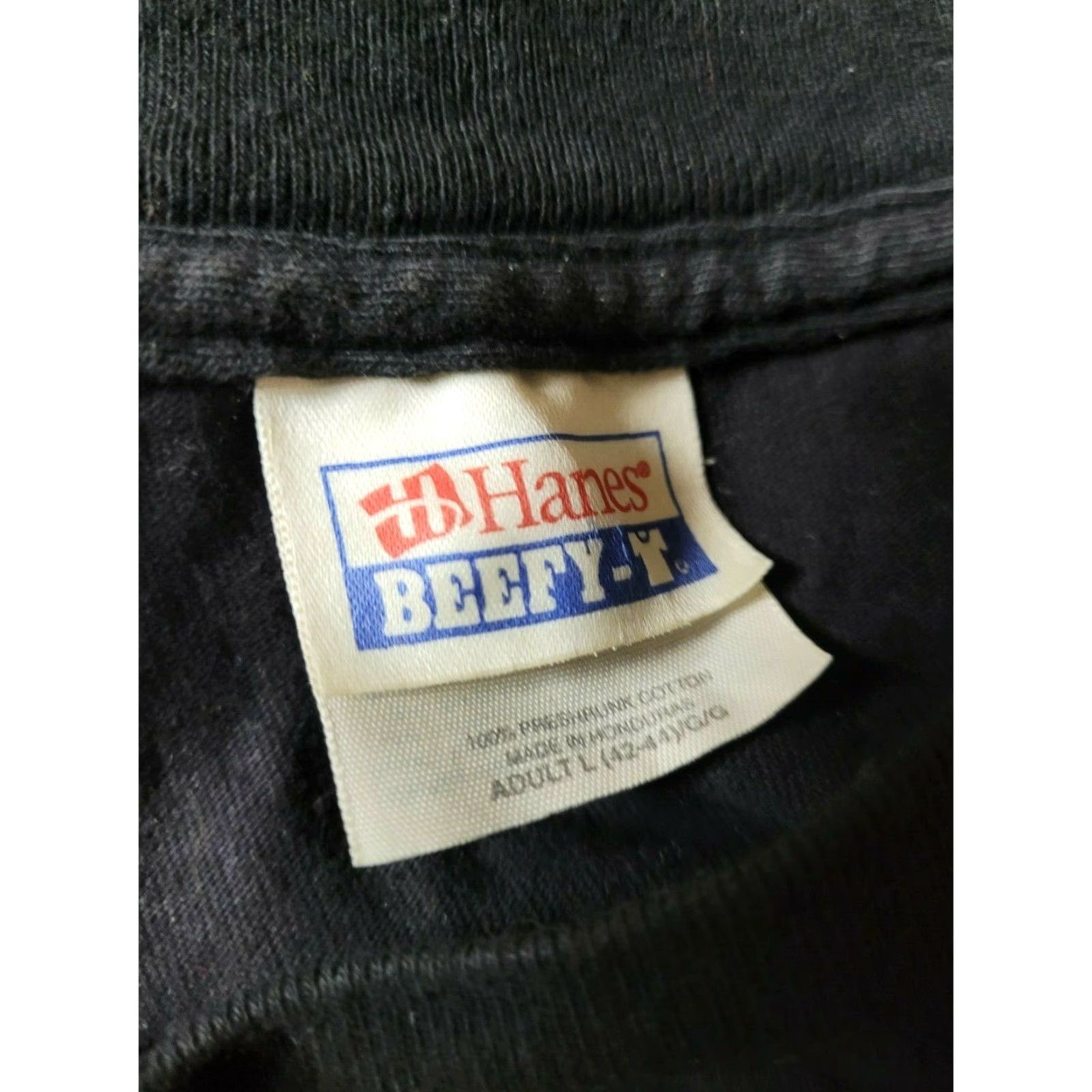 Logo 7 VTG T Shirt Band Logo Two Loons For Tea Seattle 90s Concert Indie Pop M & O Knits Black Short Sleeve Large Mens Size US M / EU 48-50 / 2 - 3 Thumbnail