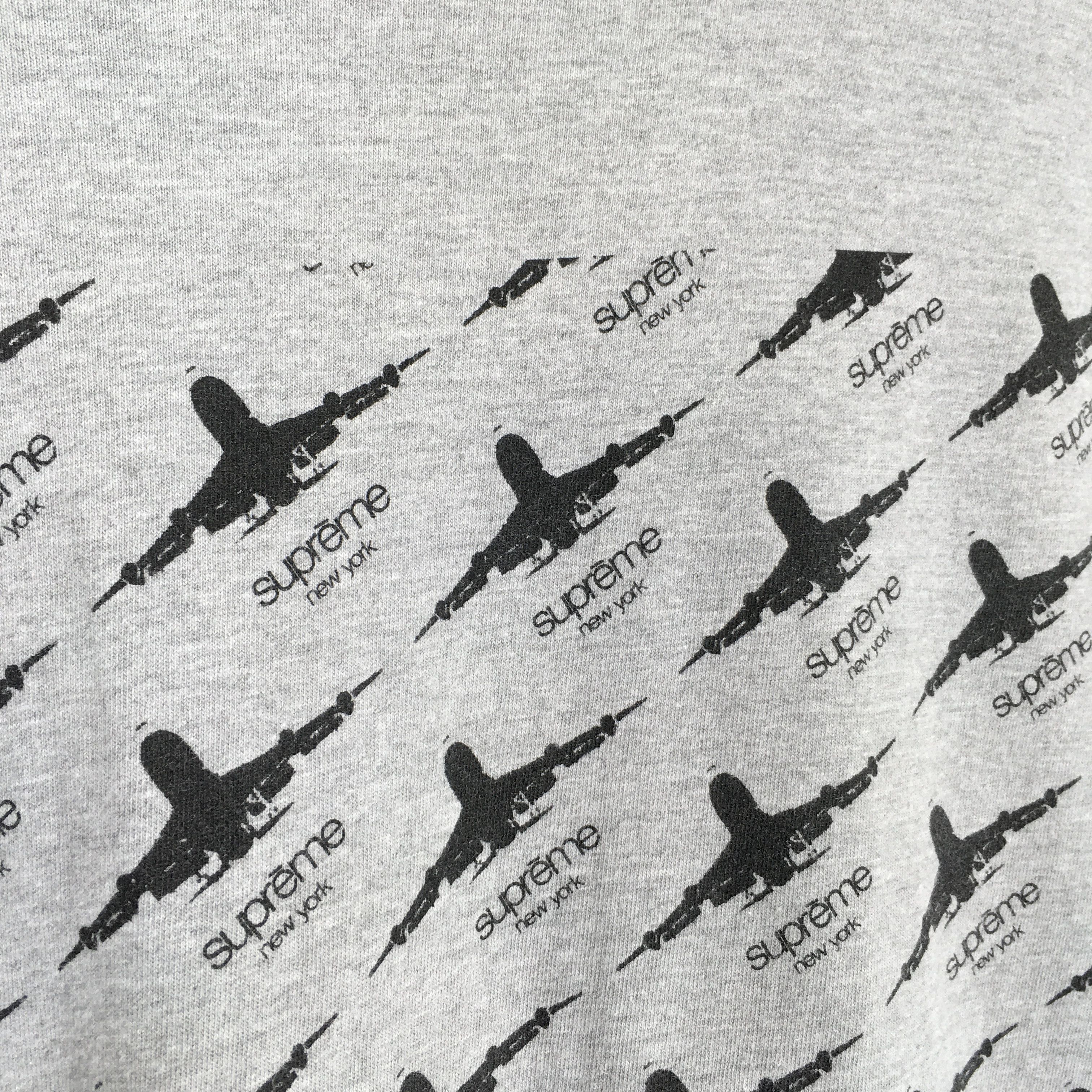 Supreme Supreme Planes FW15 Gray T Shirt Large Size US L / EU 52-54 / 3 - 3 Thumbnail