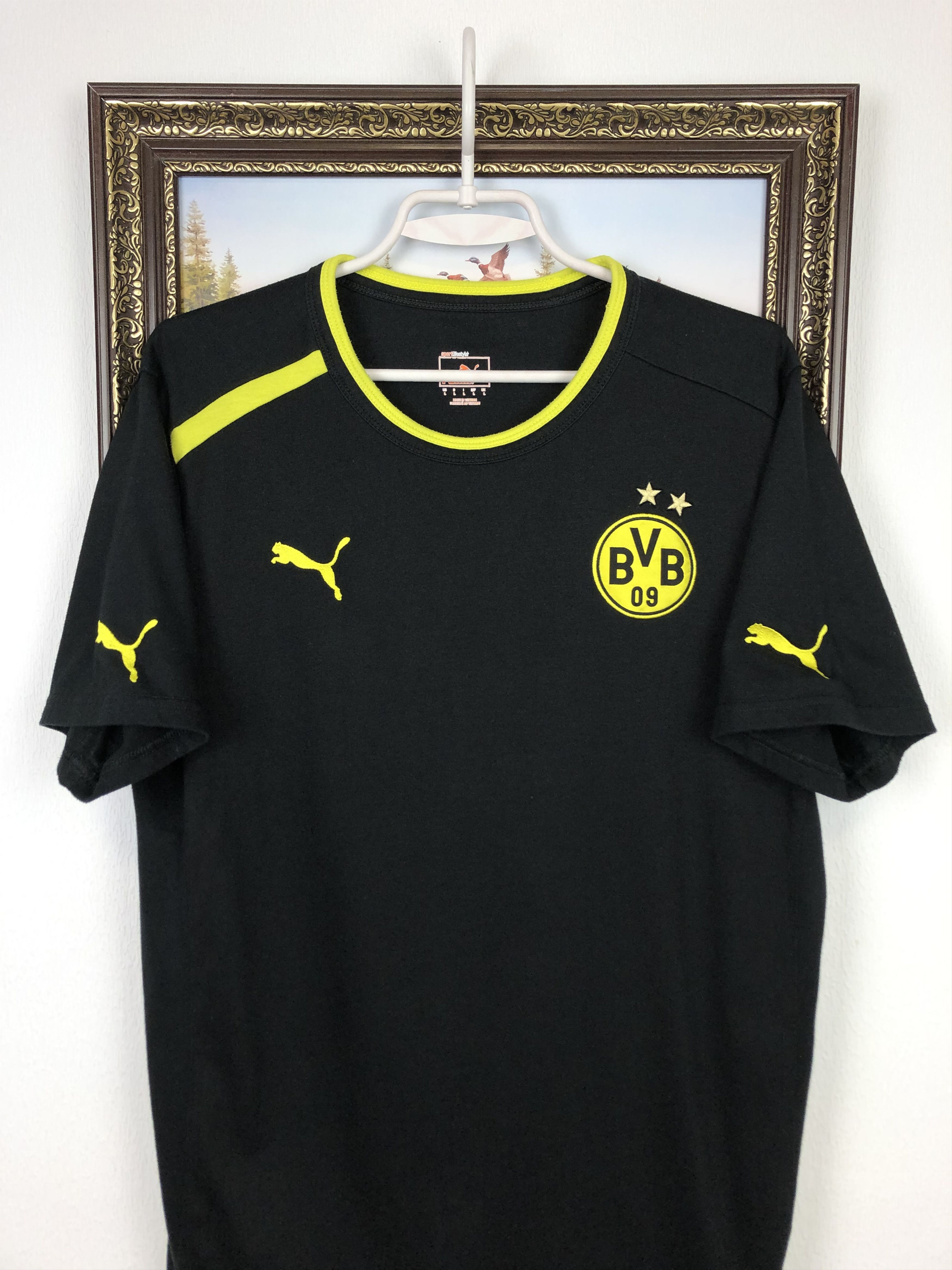 Vintage Vintage Borussia Dortmund Football Shirt Train Tee Soccer Size US L / EU 52-54 / 3 - 2 Thumbnail