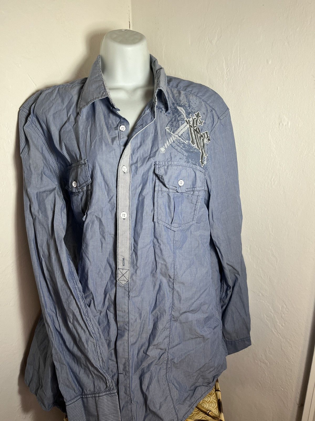 I.N.C INC button down shirt Size US XL / EU 56 / 4 - 8 Thumbnail
