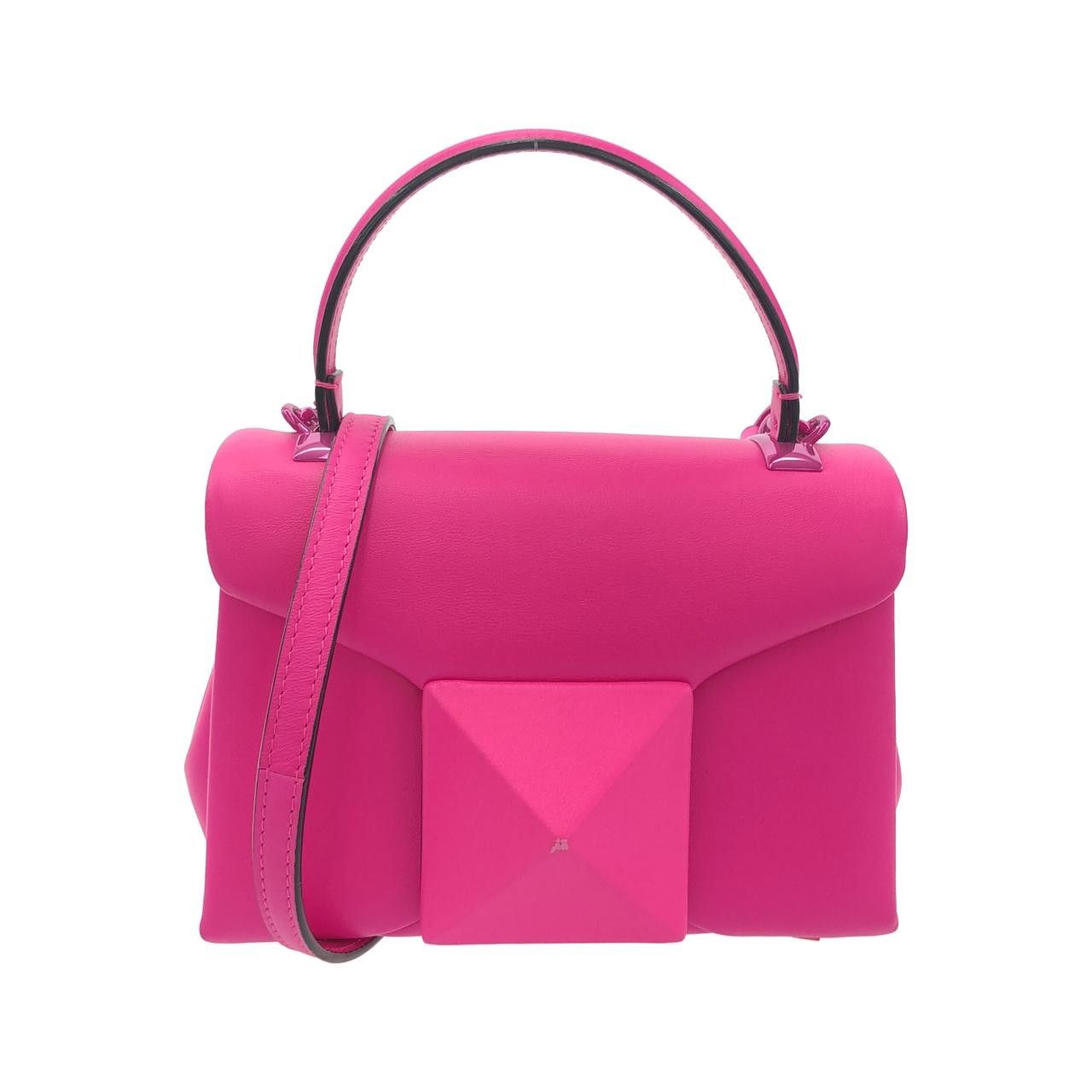 Valentino Valentino Valentino Garavani Lambskin Shoulder Bag Leather Crossbody Bag 1W0B0L13MSN DUTY FREE for USA Size ONE SIZE - 1 Thumbnail