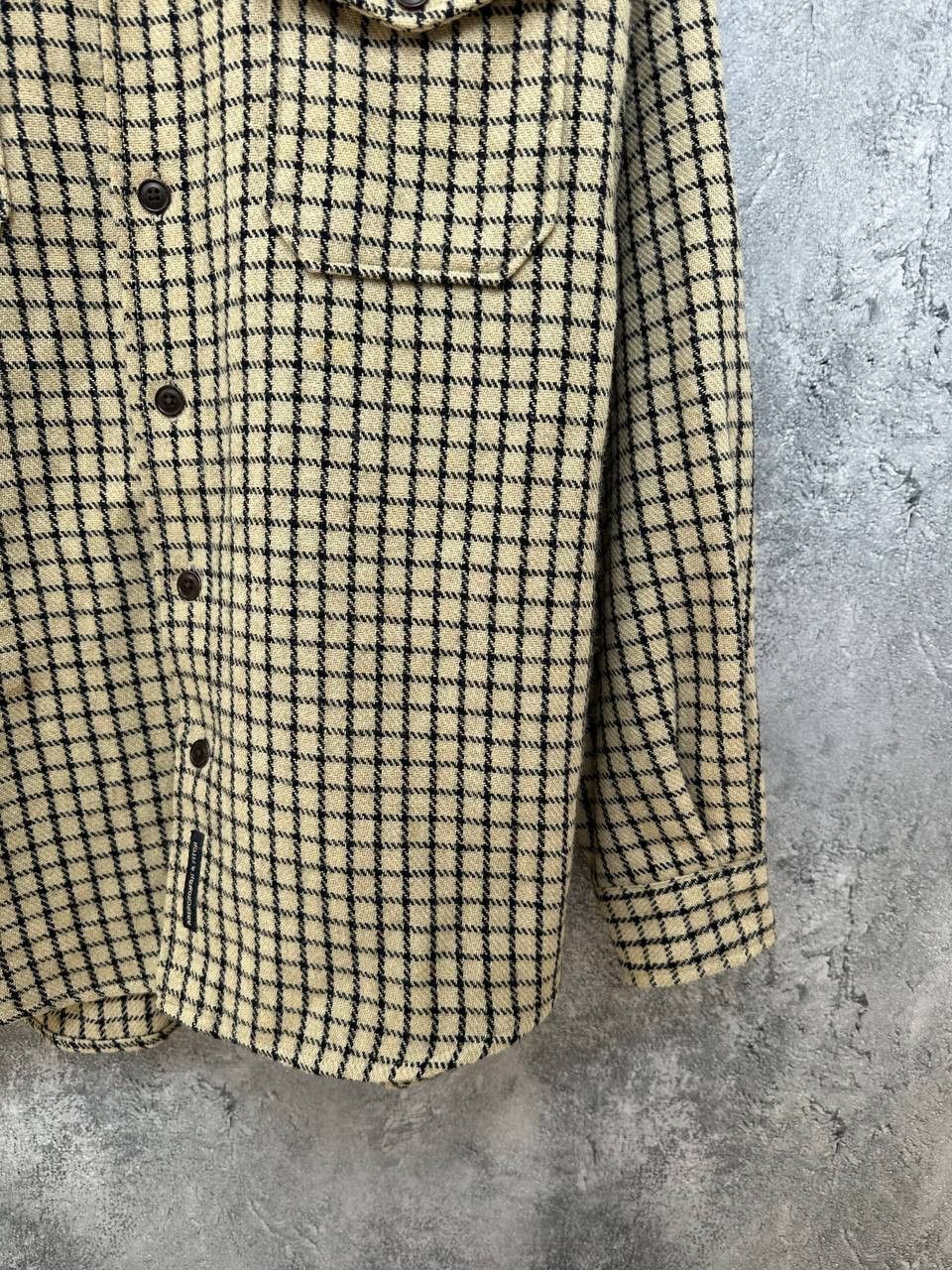 Abercrombie & Fitch × Vintage Abercrombie Fitch Vintage Plaid Overshirt Wool Button Jacket Size US M / EU 48-50 / 2 - 9 Thumbnail
