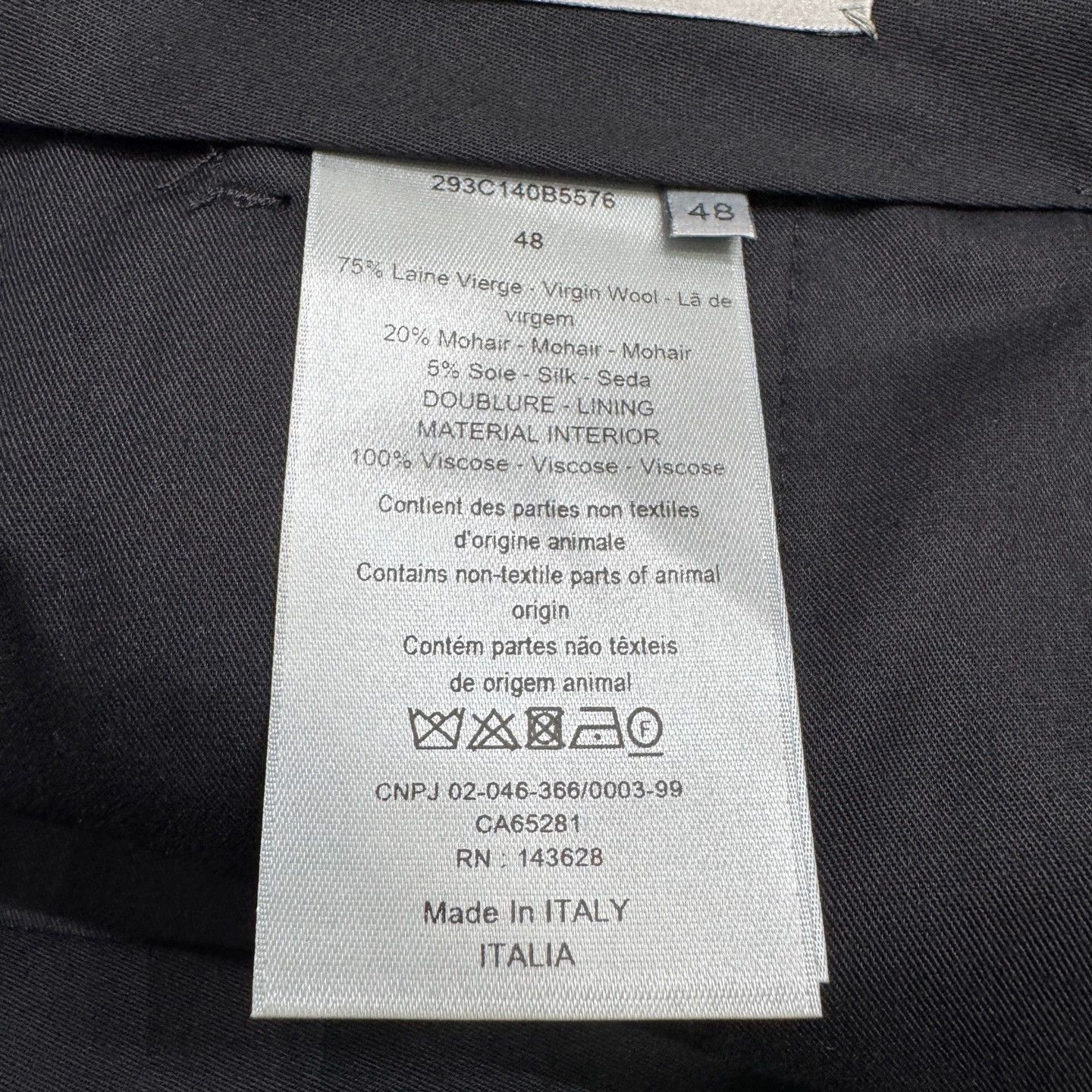 Dior Dior Plaid Wool Casual Pants 48 New Size US 32 / EU 48 - 3 Thumbnail