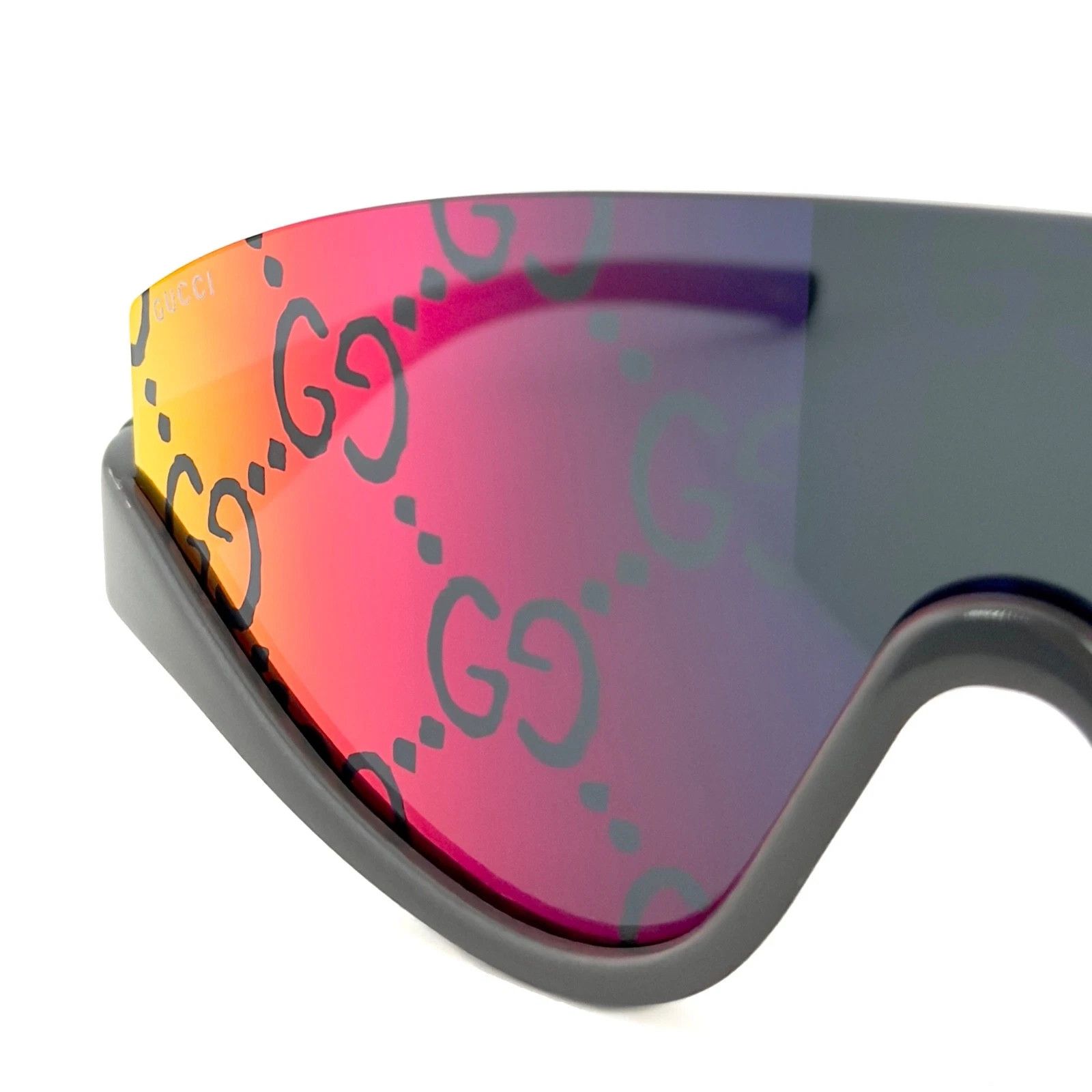 Gucci GUCCI 1650 Gray Purple GG Print Gg1650S Sunglasses 009 Size ONE SIZE - 2 Thumbnail