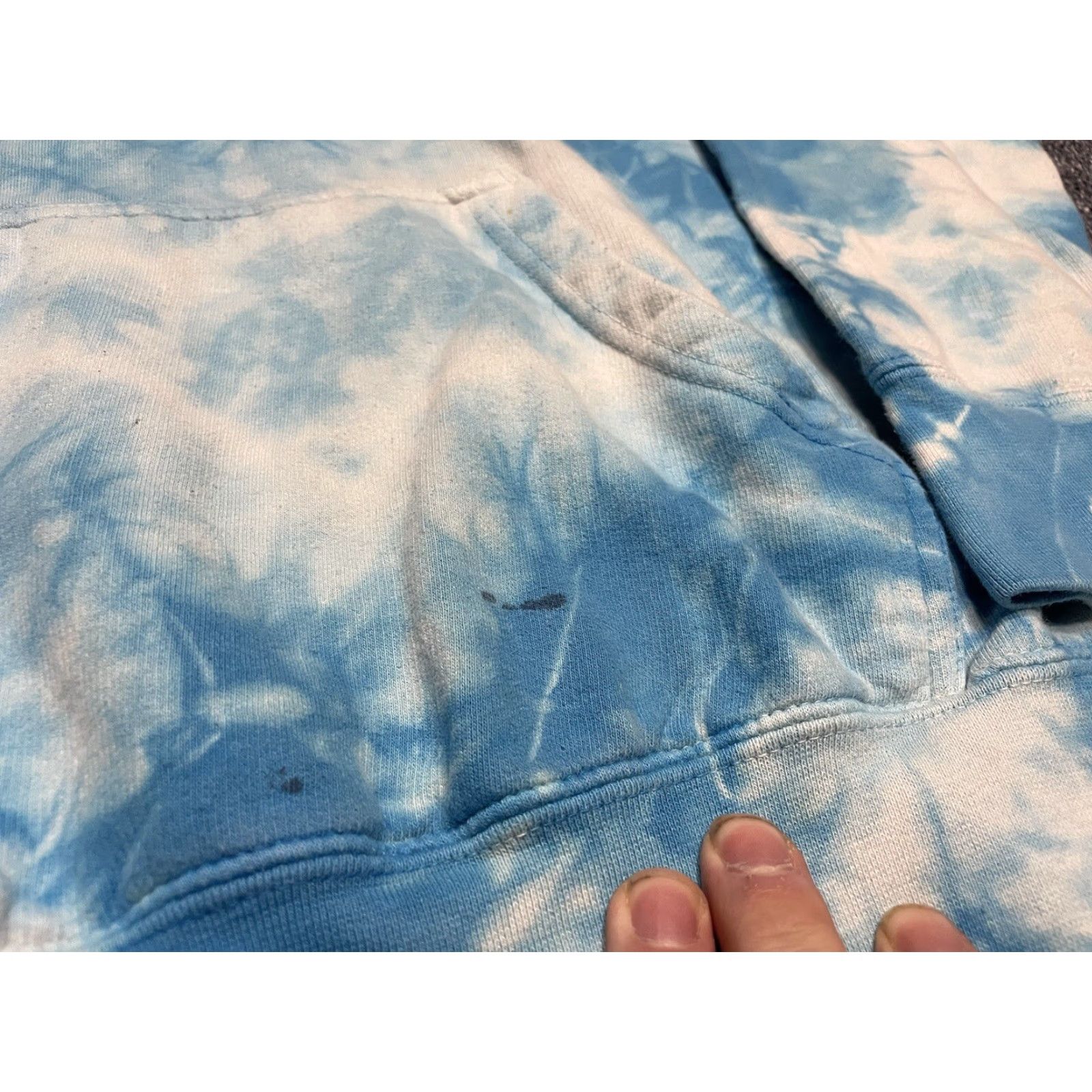 RIPNDIP RIPNDIP Sweater Hoodie Mens M Blue Tie Dye Long Sleeve Crew Neck Pullover Casual Indoor Outdoor Logo F6 Size US M / EU 48-50 / 2 - 3 Thumbnail