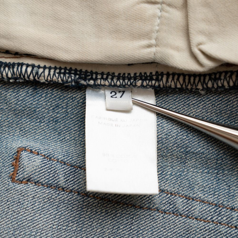 Balmain 2011FW 3D BLUE DENIM Christophe Decarnin Size US 27 - 22 Thumbnail