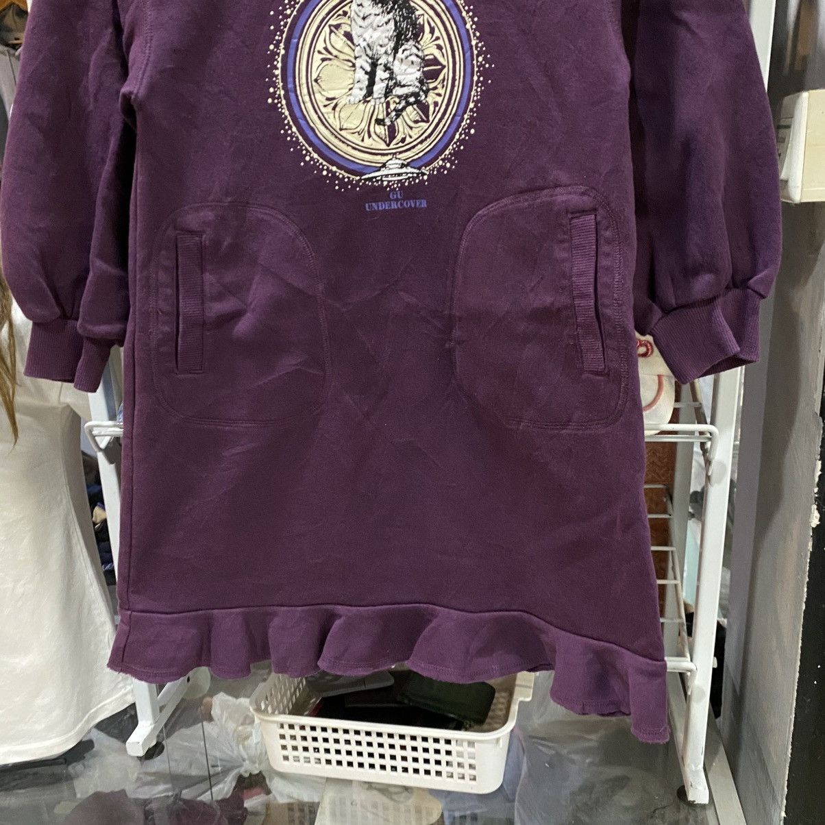 GU × Undercover GU x Undercover cat circle logo long sweater dress Size XS / US 0-2 / IT 36-38 - 4 Thumbnail