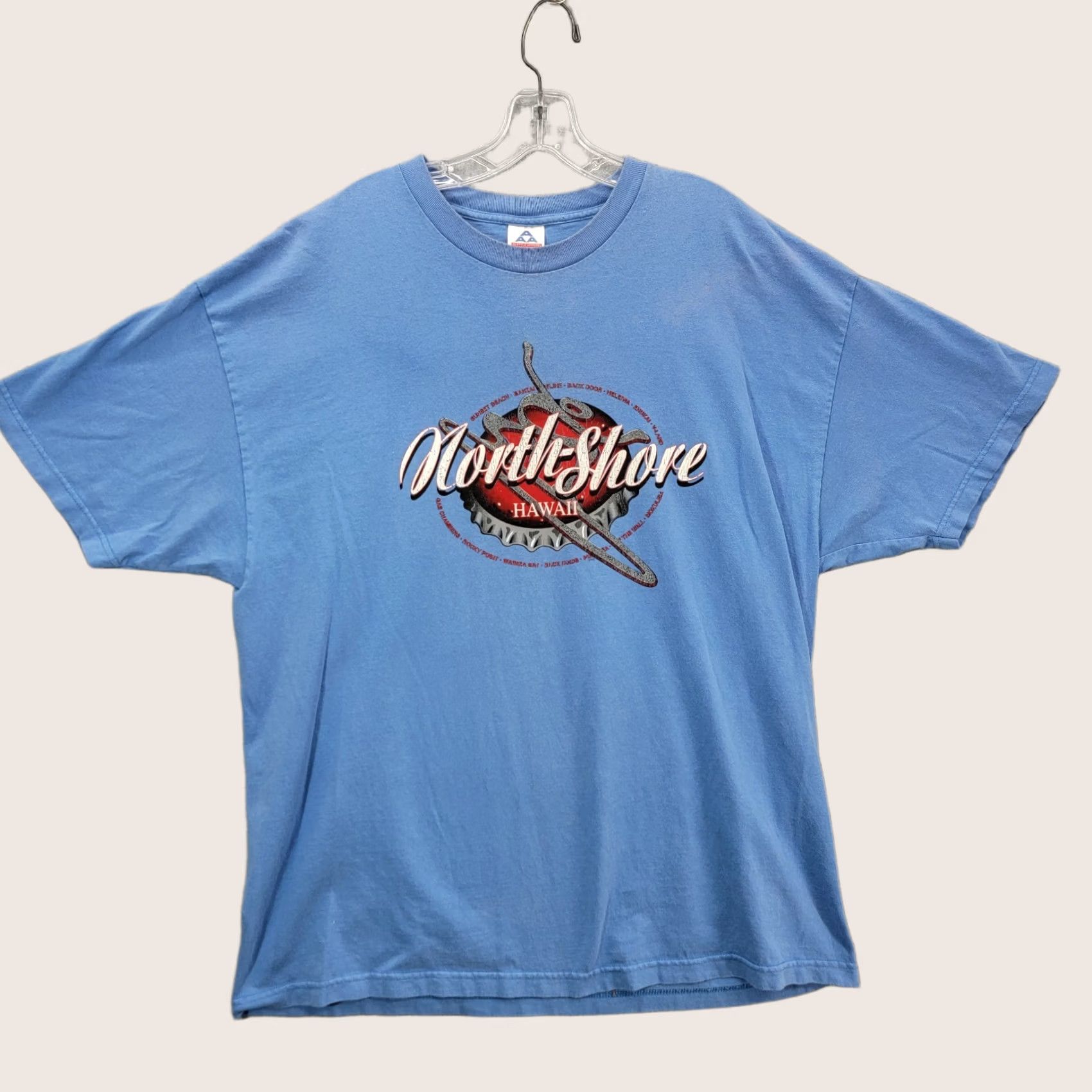Vintage Vintage Alstyle Apparel & Activewear North Shore Hawaii shirt 2XL Blue Crew Neck T-Shirt Men XS? Size US XXL / EU 58 / 5 - 1 Thumbnail