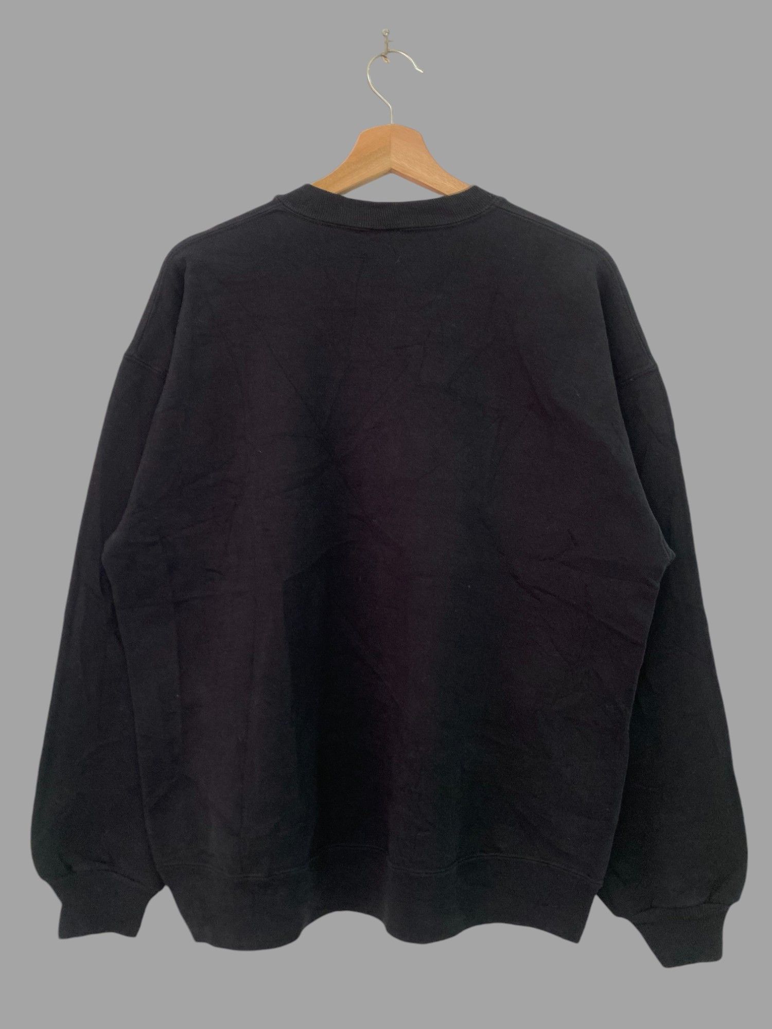 Jerzees × Vintage Reindeer Crewneck Sweatshirt Vintage Pullover Sweater Black Size US L / EU 52-54 / 3 - 2 Thumbnail