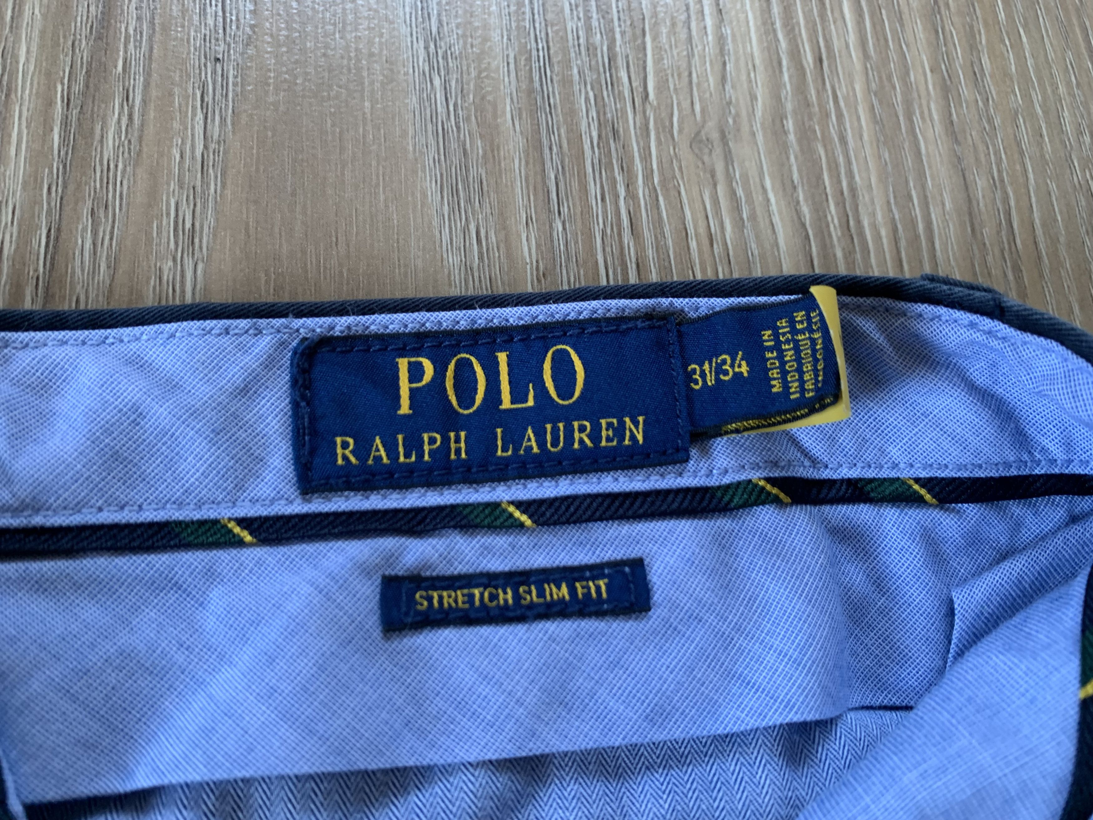 Polo Ralph Lauren × Ralph Lauren Polo Ralph Lauren Stretch Slim Fit Blue Chino Pants Size US 31 - 9 Thumbnail