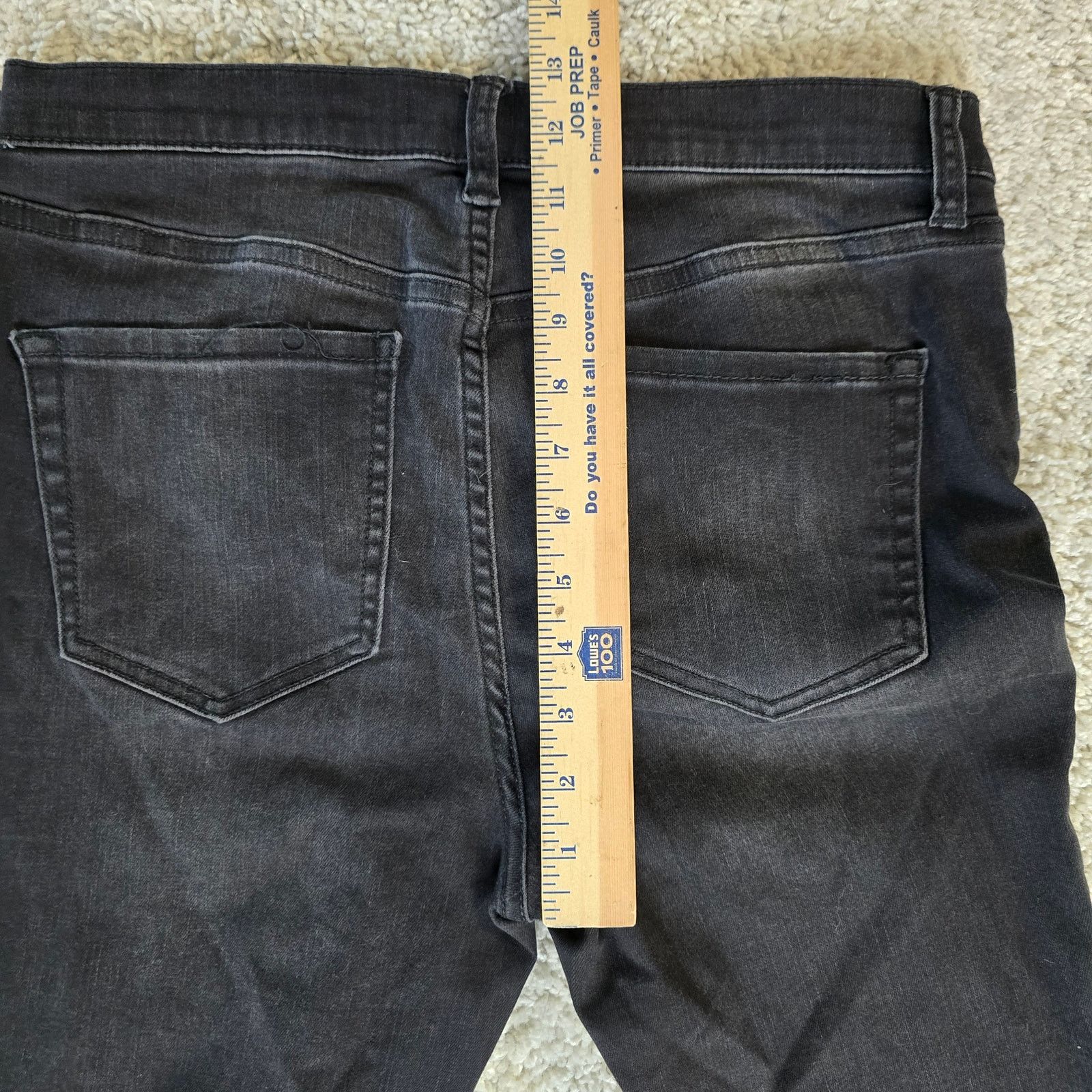 Free People Free People Women Skinny Jeans Black High Waisted 31x26 Size 31" - 6 Thumbnail