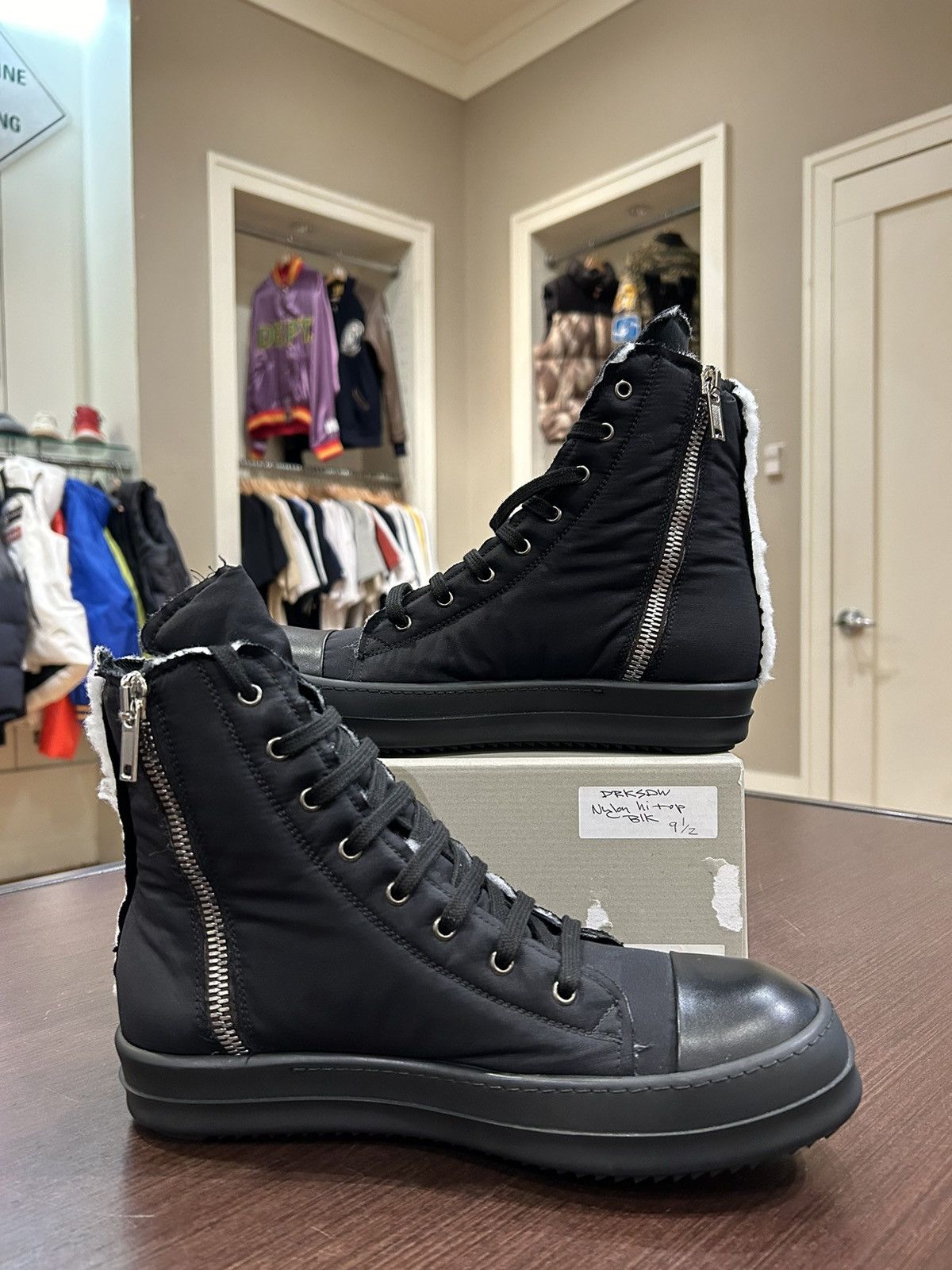 Rick Owens × Rick Owens Drkshdw Rick Owens DRKSHDW Gethsemane Padded ...