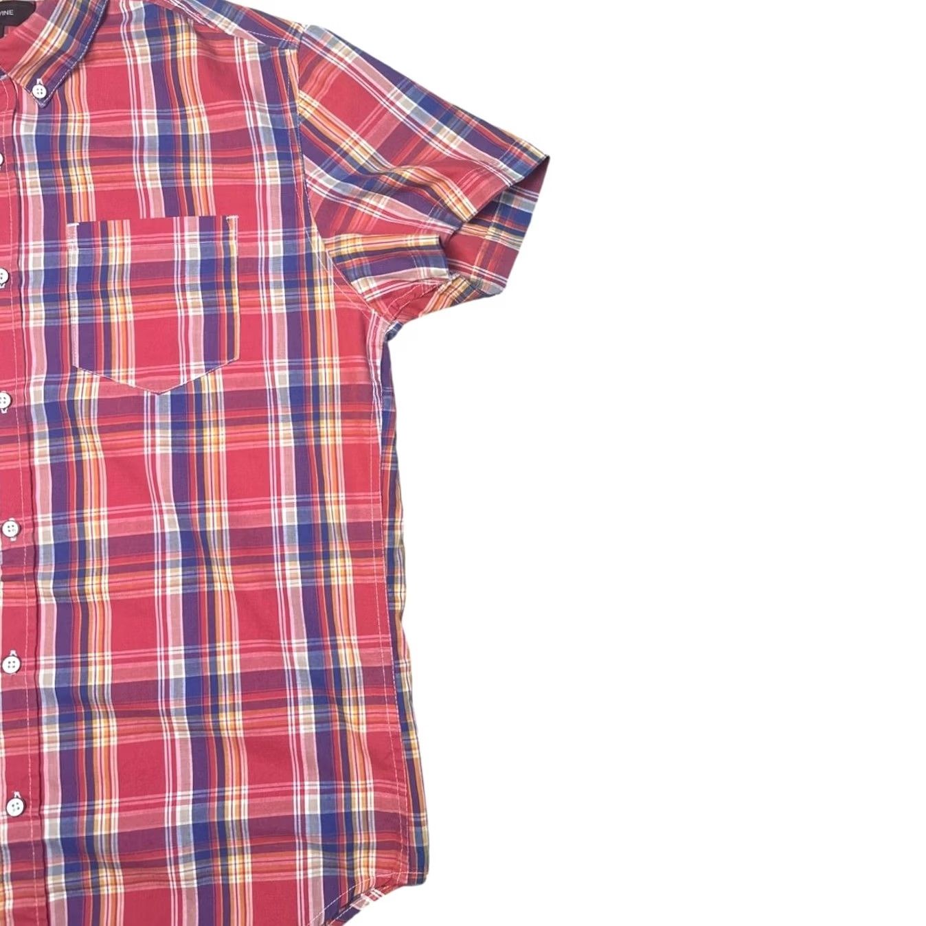 Vintage Adam Levine Mens Medium Button-Down Shirt Red Size US M / EU 48-50 / 2 - 4 Thumbnail