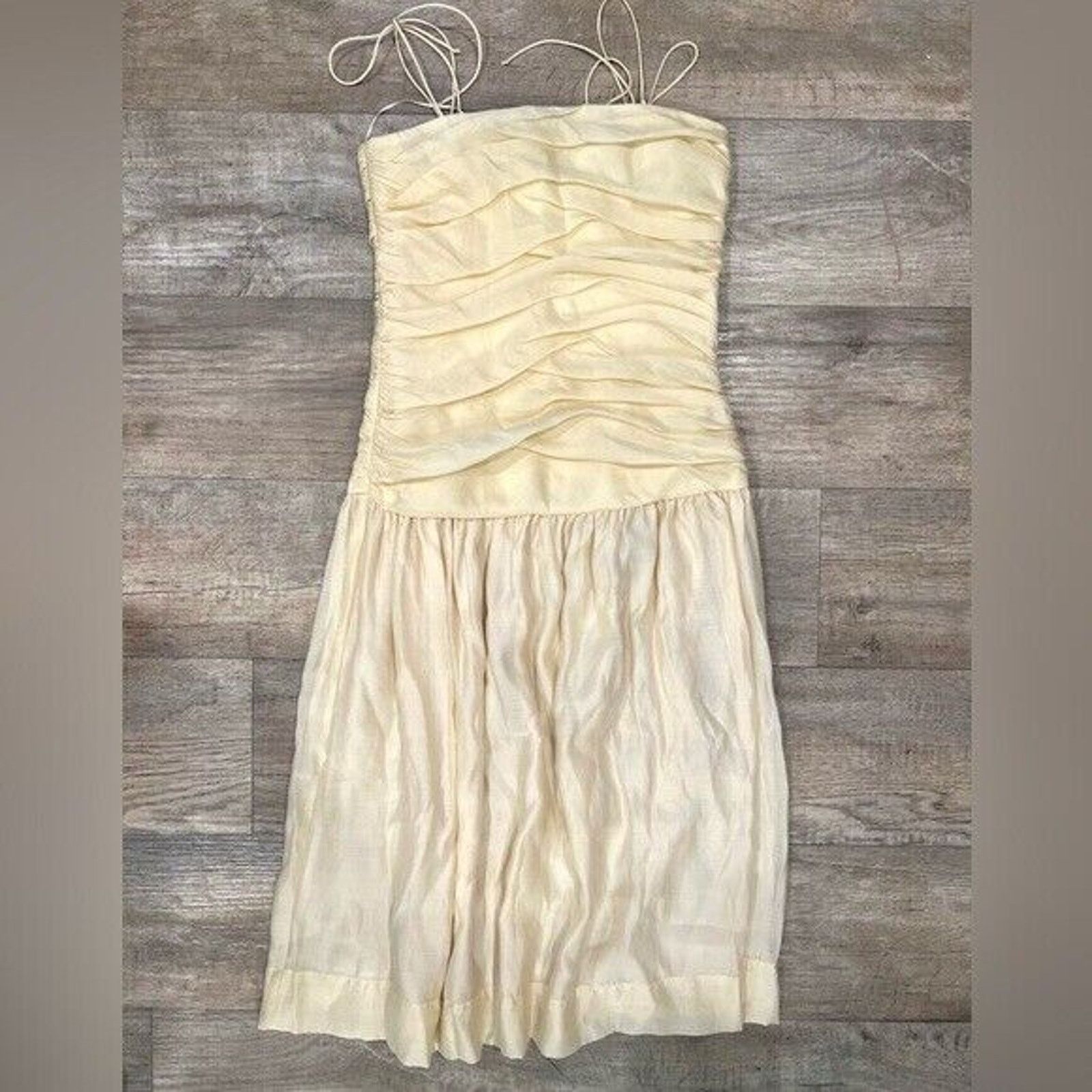 Zara ZARA BLOGGER FAVE!!! Ruched Midi Dress NWT Size L / US 10 / IT 46 - 23 Thumbnail