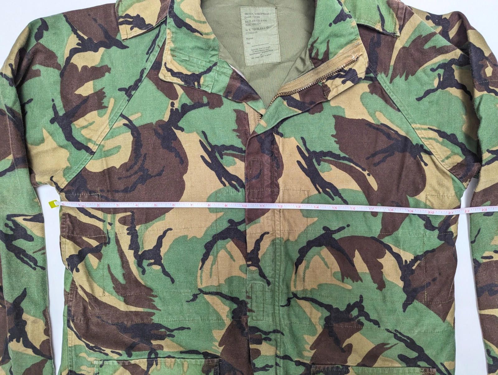 Other Vintage 1980s British Army DPM Cadet Windproof Smock Large Size ONE SIZE - 8 Thumbnail