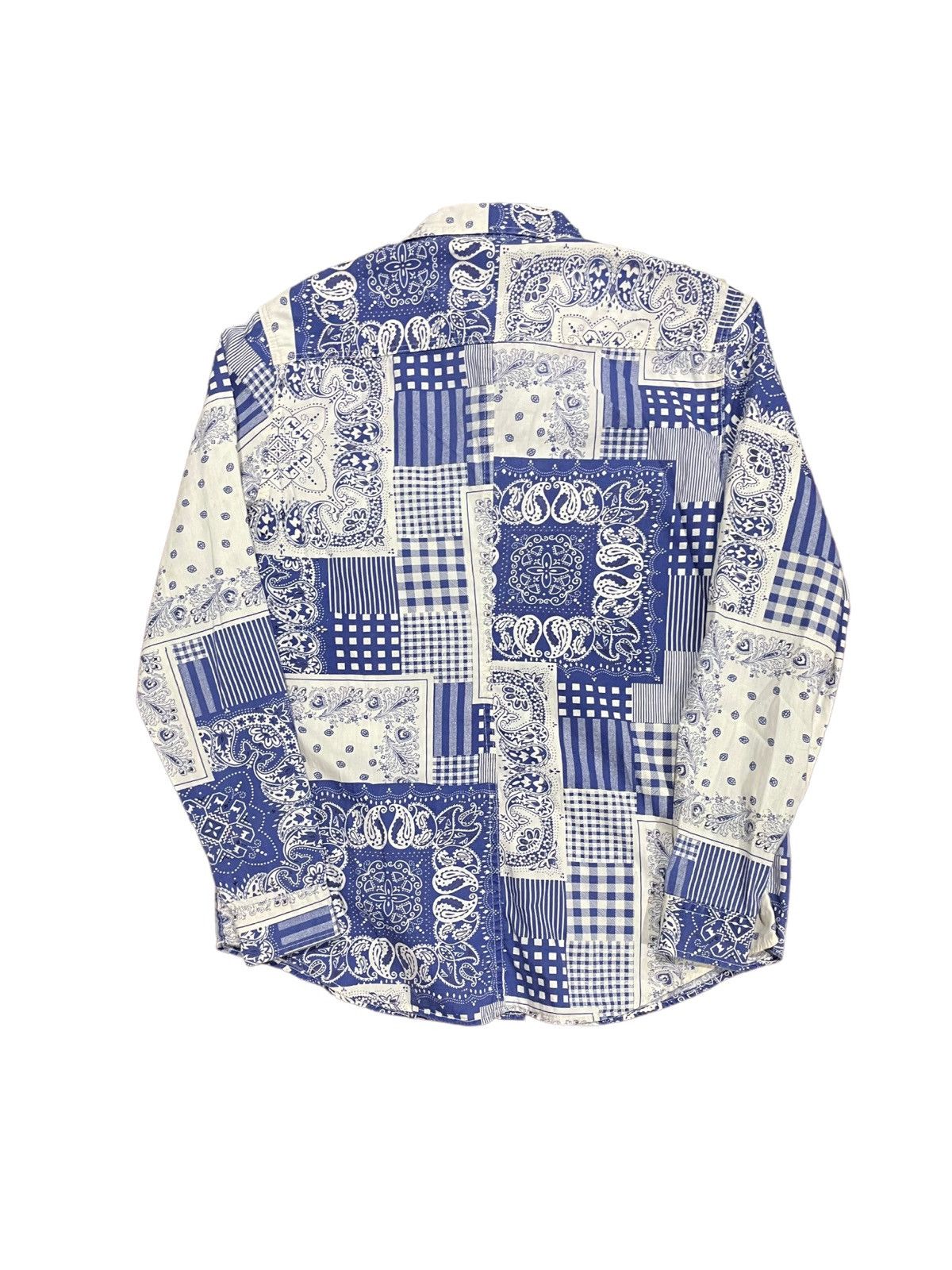 Fiorucci Fiorucci Italy Vintage Bandana Printed Shirts Size US M / EU 48-50 / 2 - 12 Thumbnail