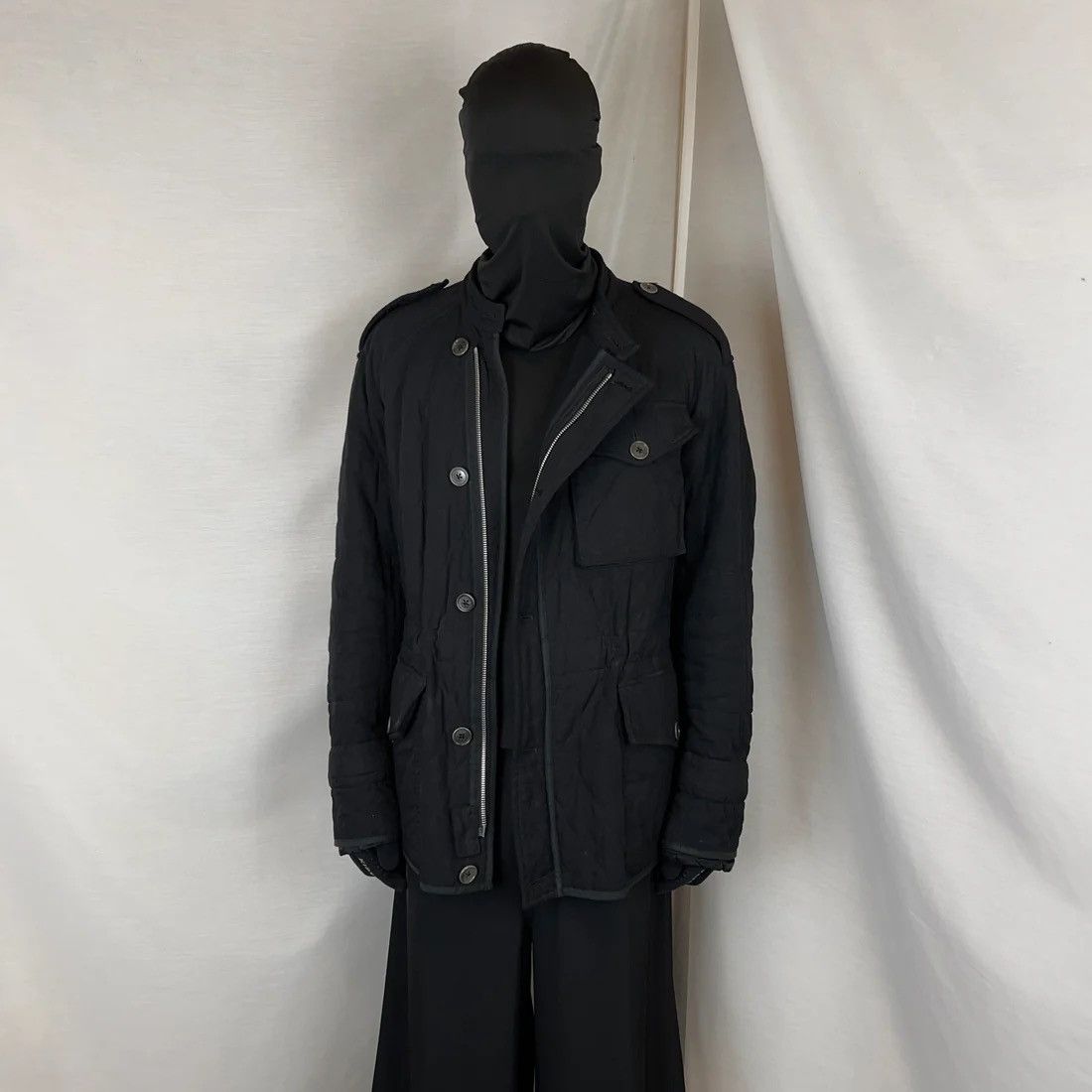 Dries Van Noten Dries Van Noten Quilted Military Field Jacket - AW08 Size US L / EU 52-54 / 3 - 2 Thumbnail
