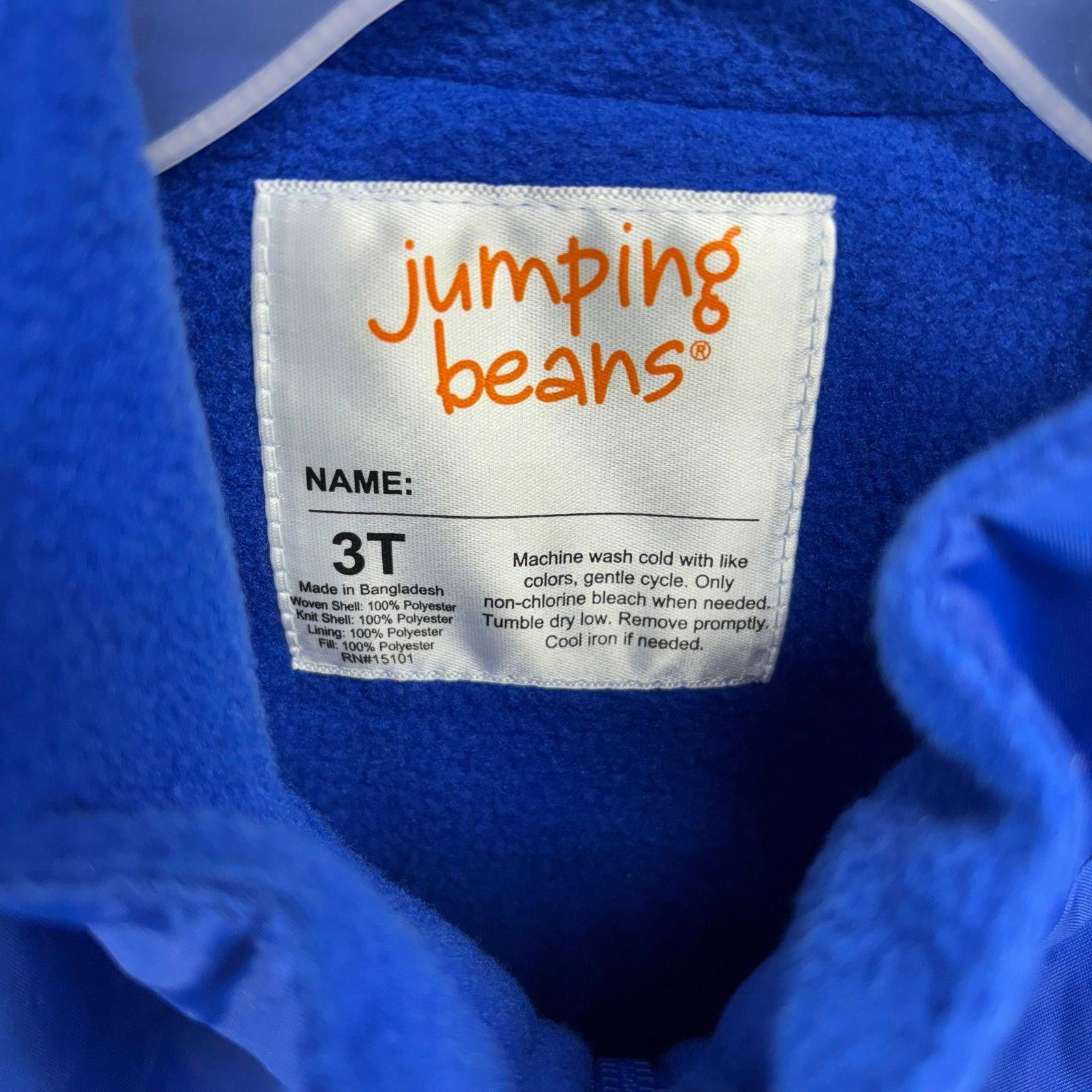 Other Jumping Beans 3T Blue Hooded Puffer Jacket Size US XXS / EU 40 - 8 Thumbnail