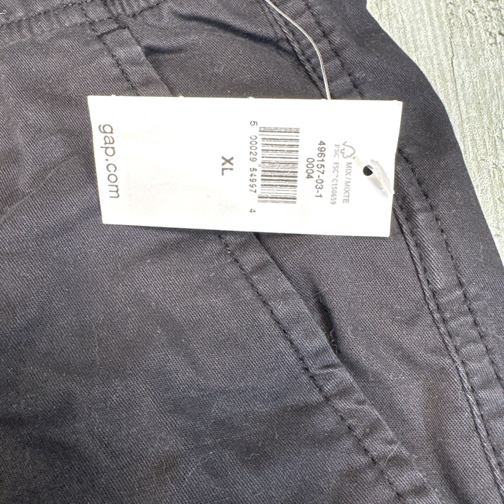 Gap VINTAGE Gap Khakis Pants Men XL Drawstring Elastic Bottom Black Size US 36 / EU 52 - 2 Thumbnail