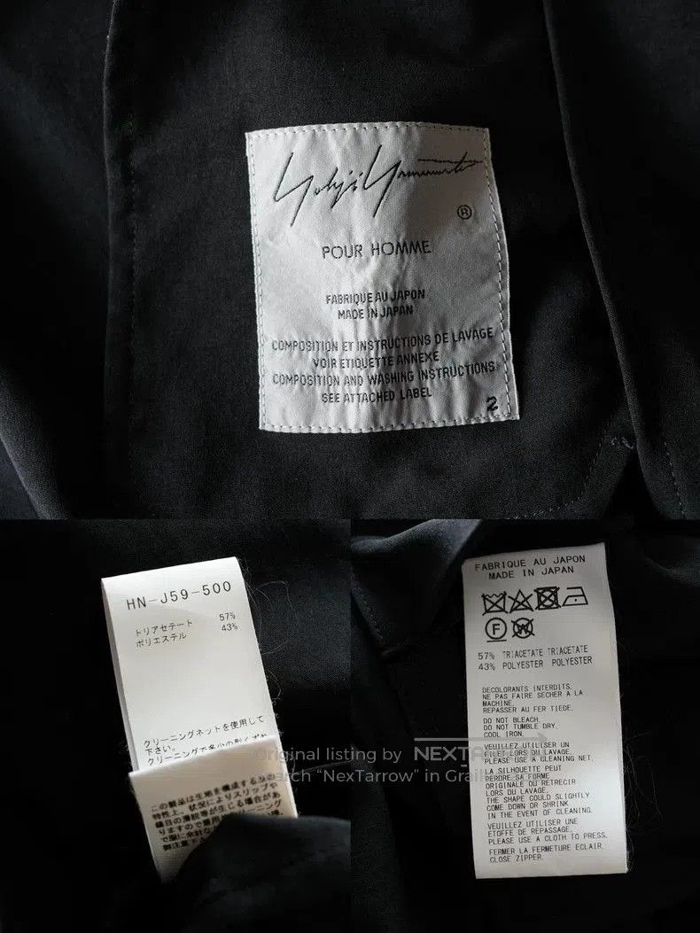 Yohji Yamamoto Yohji Yamamoto Zipper Multi-Pocket Coat Size US S / EU 44-46 / 1 - 7 Thumbnail