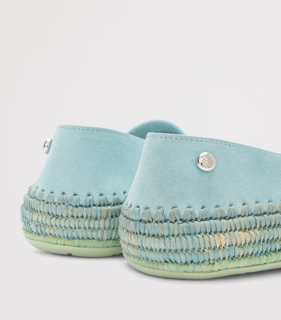 Loewe o1in1g0426 RIO Slippers Espadrilles in Light Blue Size US 8 / IT 38 - 5 Thumbnail