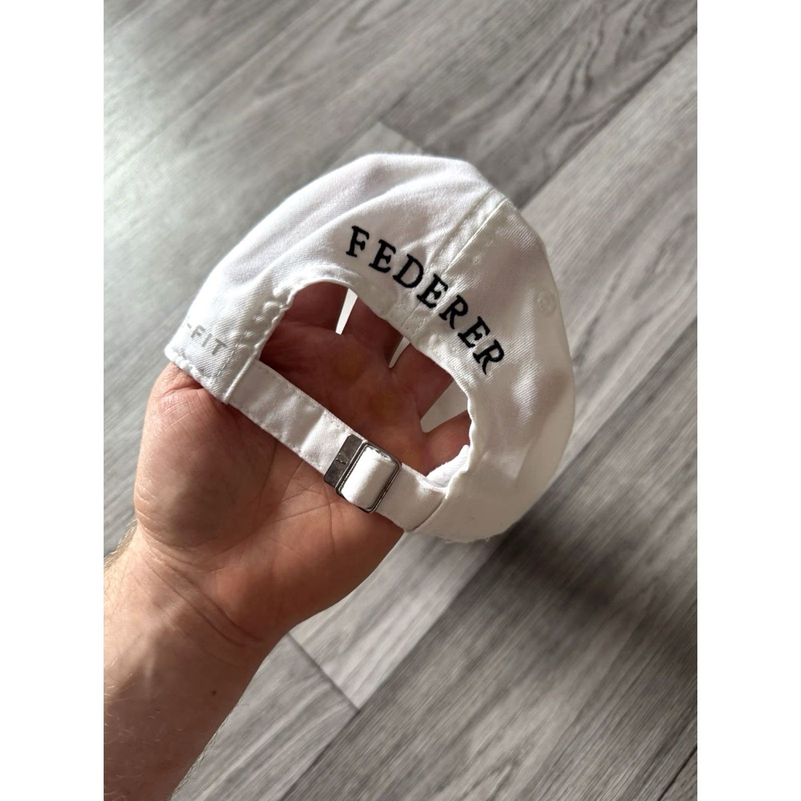 Nike Nike RF Aerobill H86 Cap Roger Federer Hat Tennis Dri Fit AH6985-100 One Size White Unisex Adults OS Baseball Cap Mens Womens Girls Boys Size ONE SIZE - 4 Thumbnail