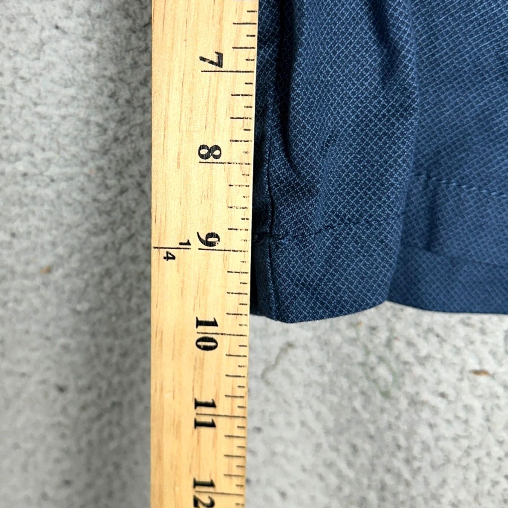 Apt. 9 Apt. 9 Shorts Mens 33 Blue Premier Flex Short Flat Front HeiQ Smart Temp Quick Dry Stretch Pockets Size US 33 - 6 Thumbnail