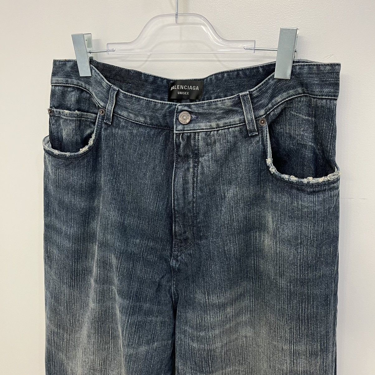Balenciaga Balenciaga Double-Front Wide-Leg Unisex Denim AW23 Size US 34 / EU 50 - 6 Thumbnail