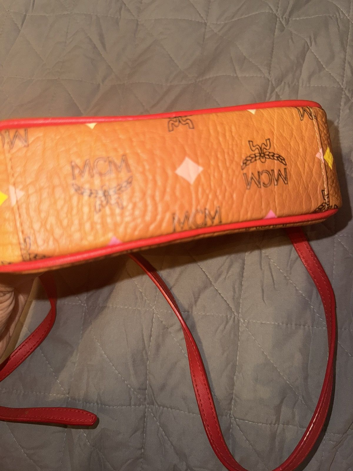 MCM MCM Spektrum Visetos Cognac Cross Body Camera Bag Size ONE SIZE - 8 Thumbnail