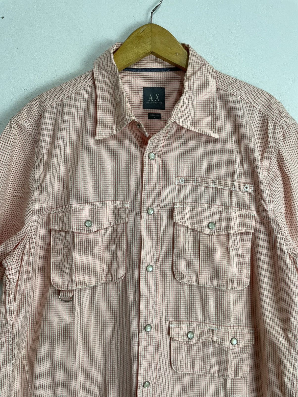 Issey Miyake Rare armani Tactical Multi Pocket Shirts Size US L / EU 52-54 / 3 - 7 Thumbnail
