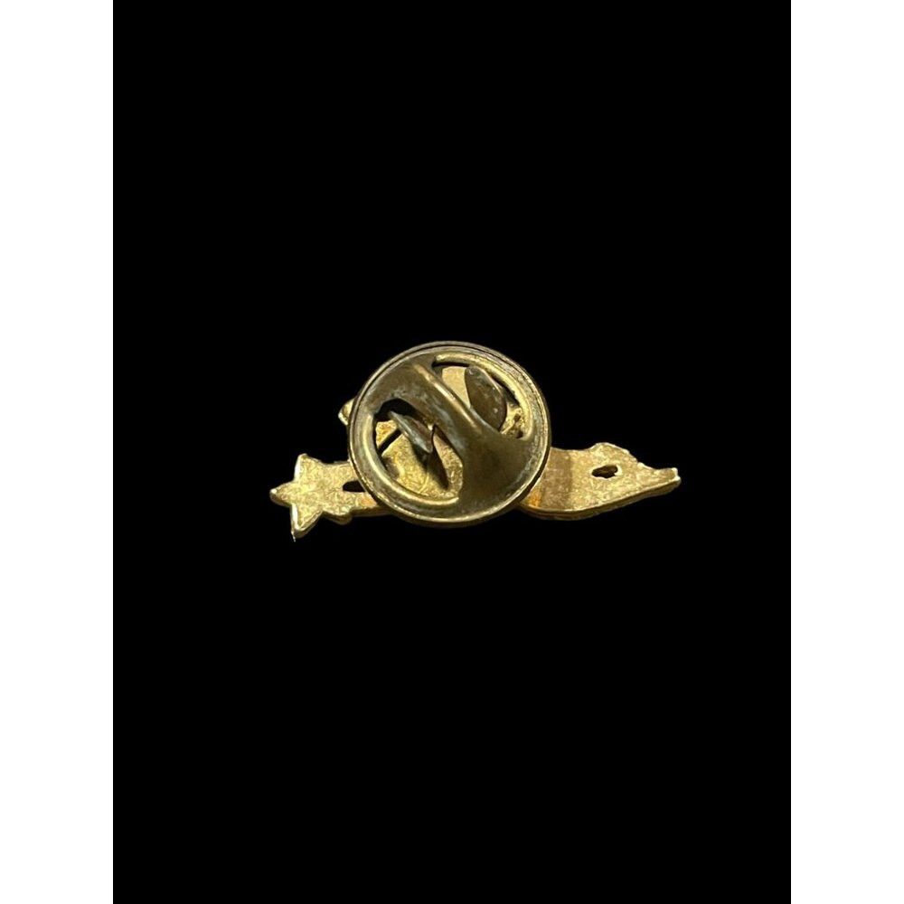 Vintage Vintage Gold Tone Winged Angel Cherub Tie Tack Pin Size ONE SIZE - 2 Thumbnail