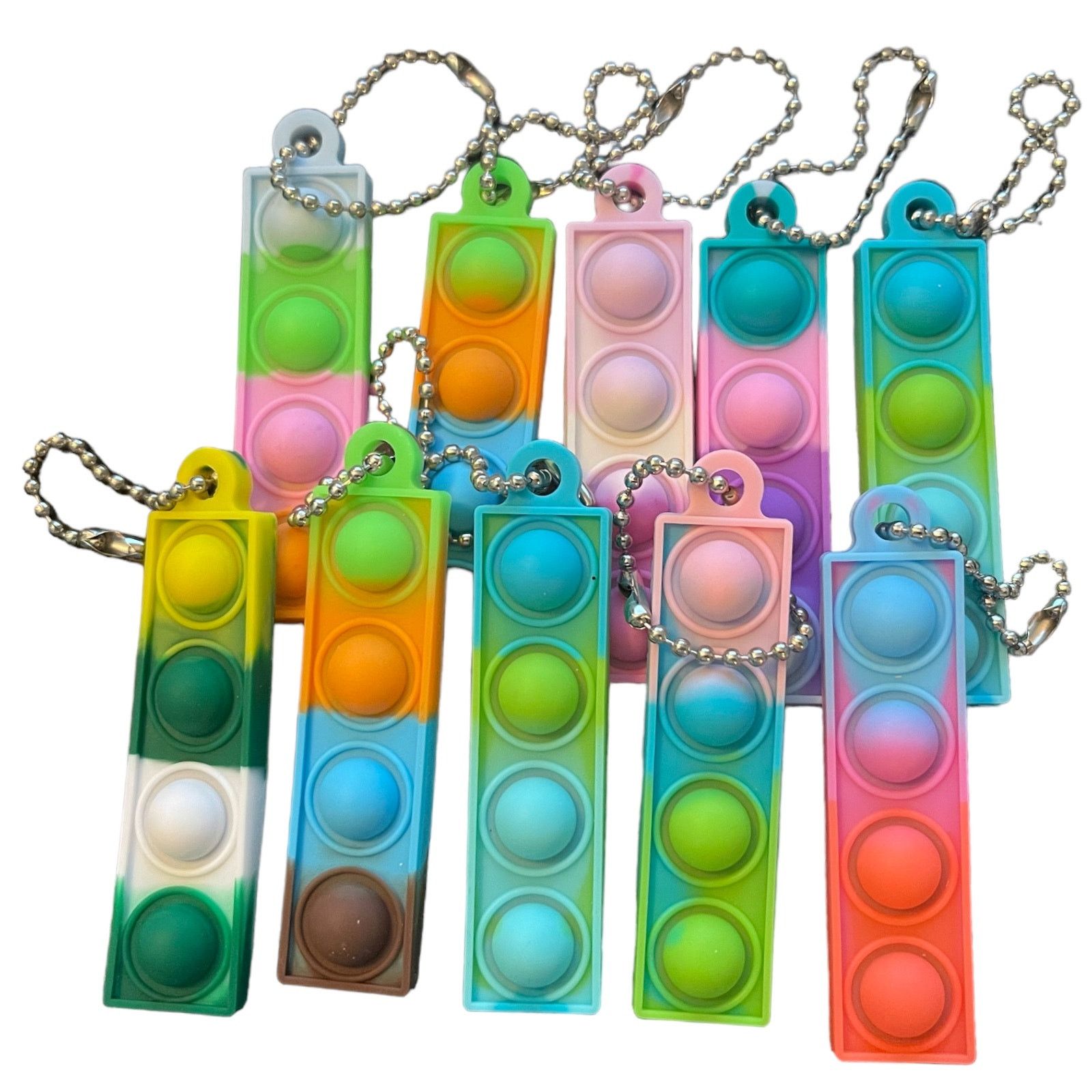 Other Mini Pop It Fidget Keychains Lot Of 10 NEW | Grailed