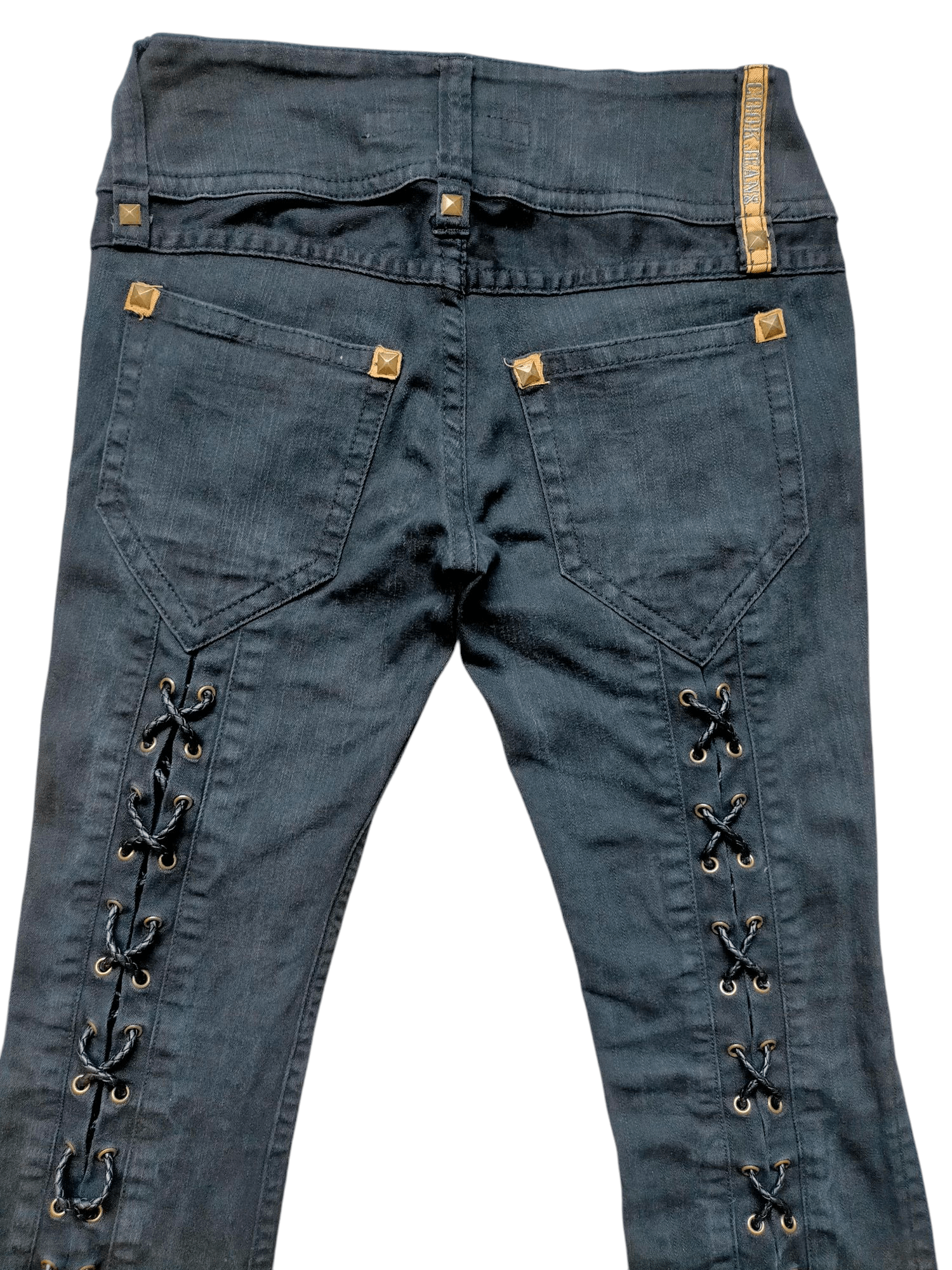 If Six Was Nine Flare Cook Jeans Low Rise Stretch Boot cut Denim Size US 29 - 9 Thumbnail