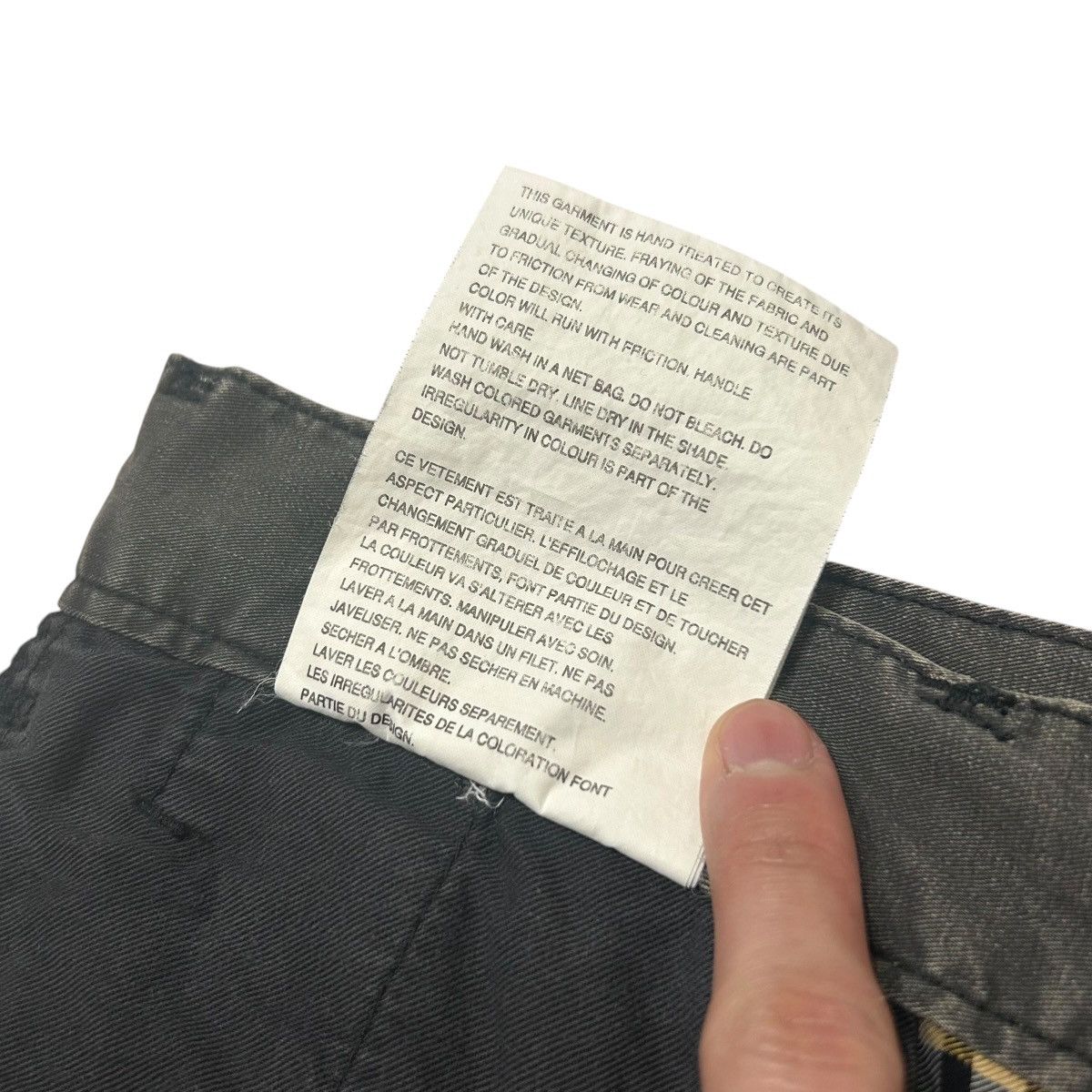 Comme des Garcons Homme 706 00s Comme Des Garcons Homme archive pants men cotton Size US 31 - 8 Thumbnail