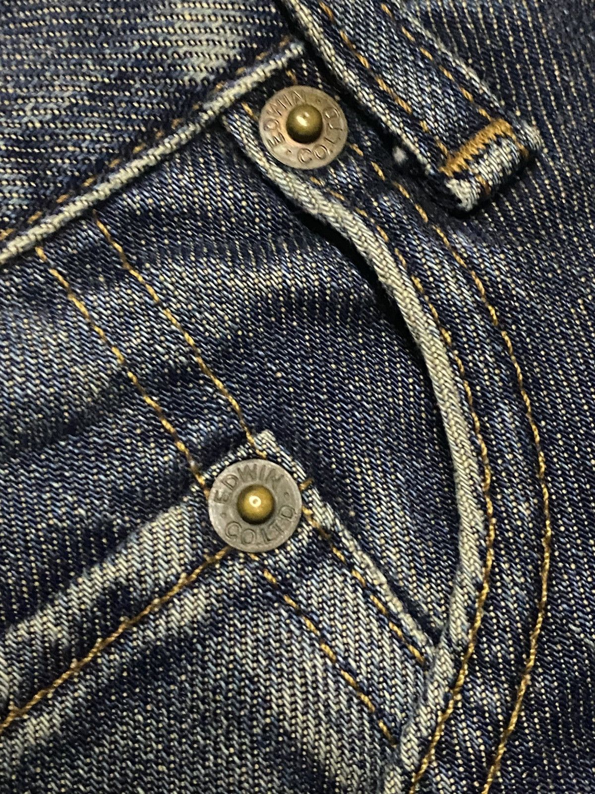 Junya Watanabe Vintage Edwin 503 Mud Wash Distressed Loose Jeans Size US 29 - 8 Thumbnail