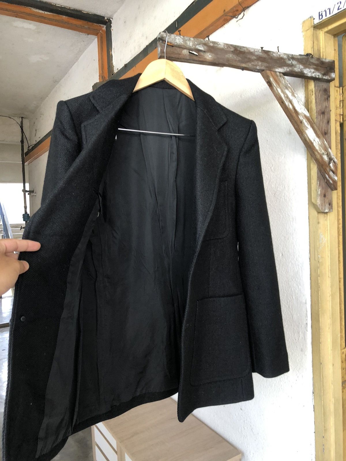 5351 POUR LES HOMMES 5351 Pour Les Hommes Black Wool Lined Single Breasted Blazer Size US M / EU 48-50 / 2 - 20 Thumbnail