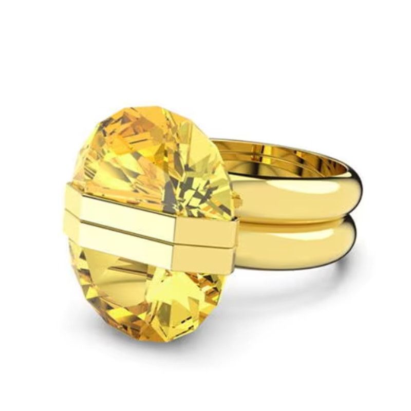Swarovski Swarovski Lucent ring Magnetic closure, Yellow size 52/6 Size ONE SIZE - 4 Thumbnail
