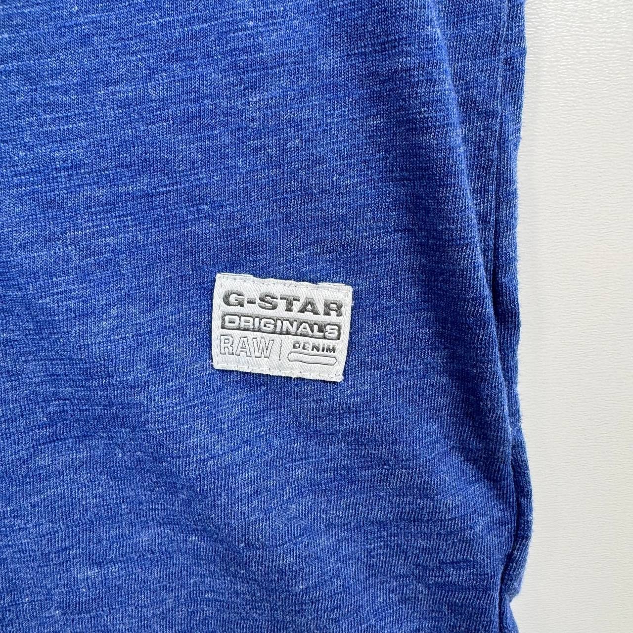 G-Star G-Star Raw Graphic Logo T-Shirt Blue Streetwear Size M Size US M / EU 48-50 / 2 - 5 Thumbnail