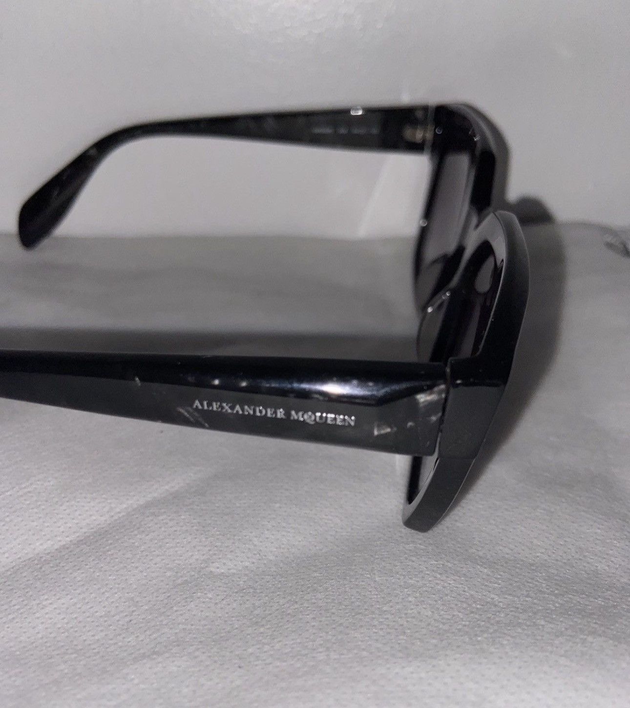 Alexander McQueen Alexander McQueen Sunglasses OS UNI Black Carbon AM0042S​ Size ONE SIZE - 6 Thumbnail