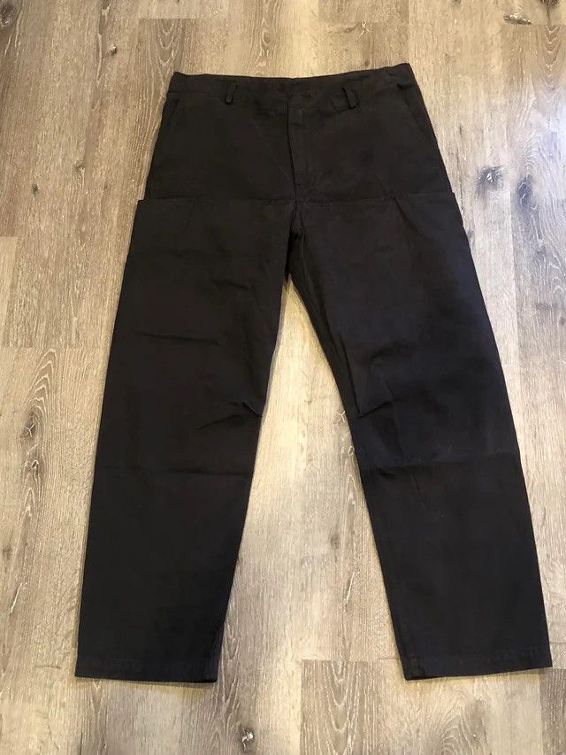 image of Balenciaga x Gap Sateen Cargo Pants in Charcoal, Men's (Size 32)
