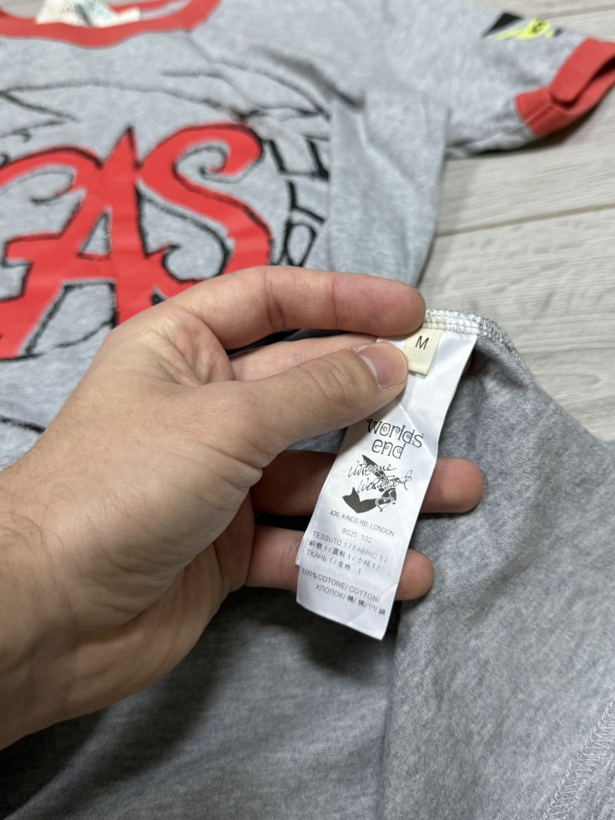 Vivienne Westwood Vivienne Westwood RARE GAS grass green worlds end tee Size US M / EU 48-50 / 2 - 7 Thumbnail