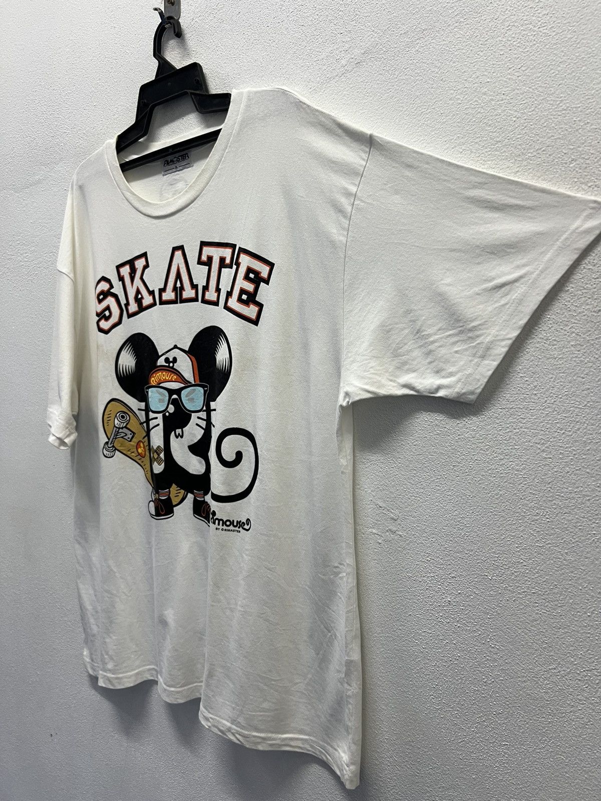 Vintage VINTAGE SKATE RIMOUSE BY RIMASTER TEE SHIRT Size US XXL / EU 58 / 5 - 6 Thumbnail