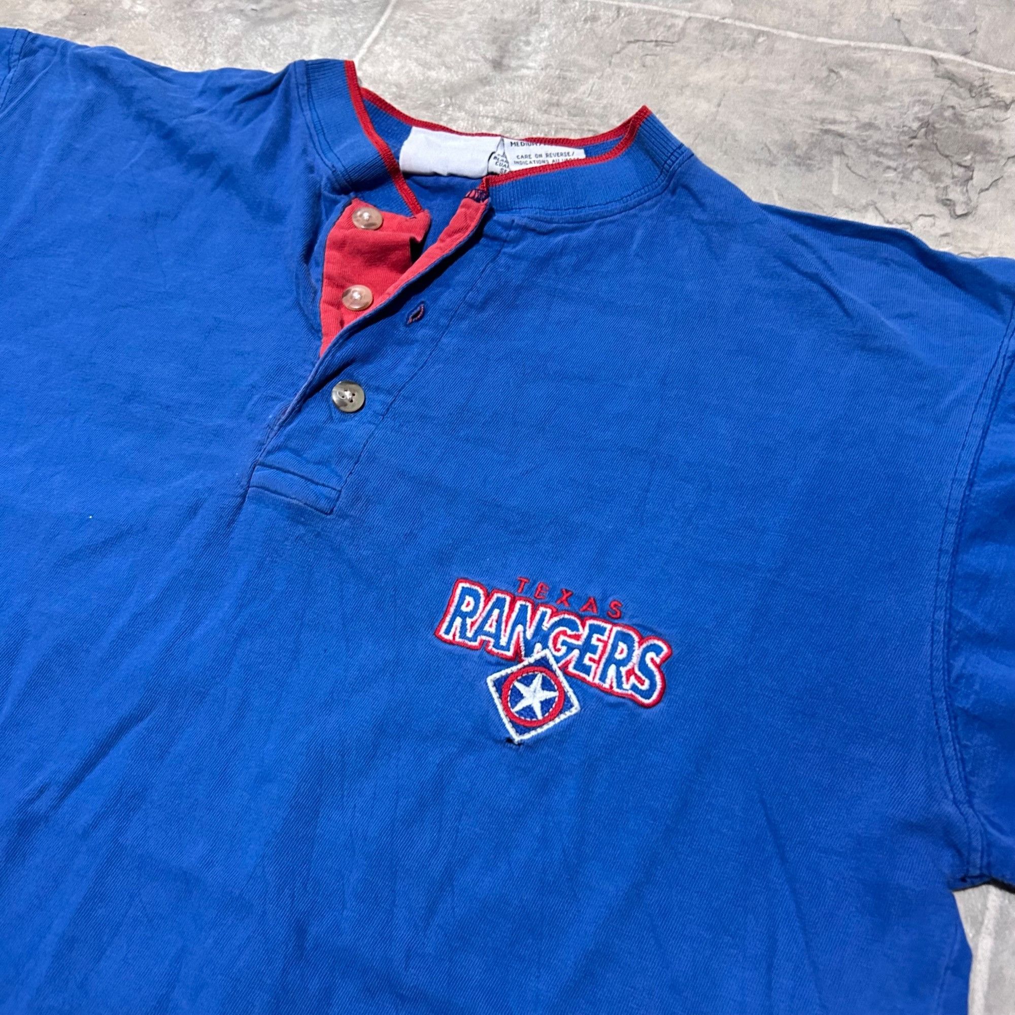 MLB Vintage/Y2K Texas Rangers Shirt Size US M / EU 48-50 / 2 - 2 Thumbnail