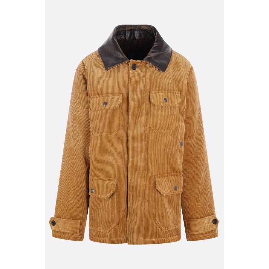 Prada PRADA Brown Corduroy Jacket New & Authentic (Men's size:M;) Size US M / EU 48-50 / 2 - 2 Thumbnail