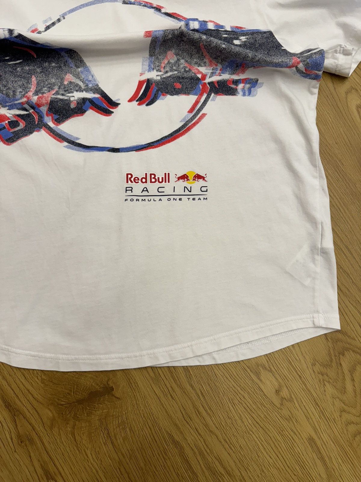 Puma × Red Bull PUMA Redbull Racing Double Bull Printed White T-Shirt Size US L / EU 52-54 / 3 - 13 Thumbnail