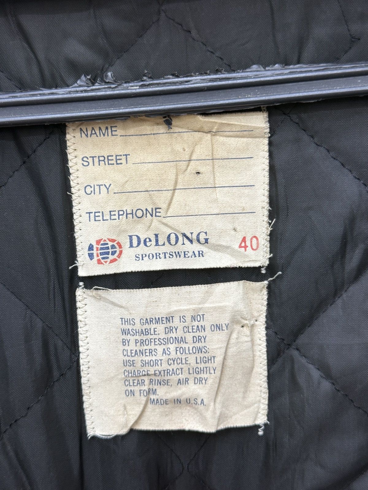 Delong 🔥🔥🔥ARCHIVE VINTAGE DELONG VARSITY JACKET Size US M / EU 48-50 / 2 - 8 Thumbnail