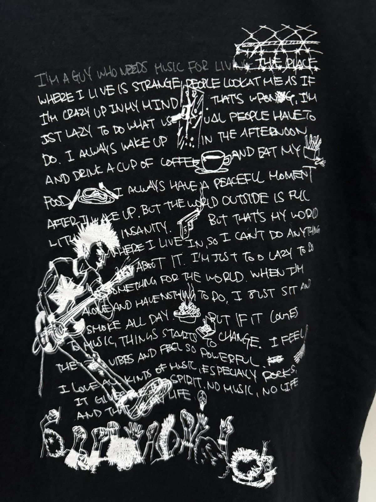 Japanese Brand Vintage Milkboy Wording black shirt Size US S / EU 44-46 / 1 - 3 Thumbnail