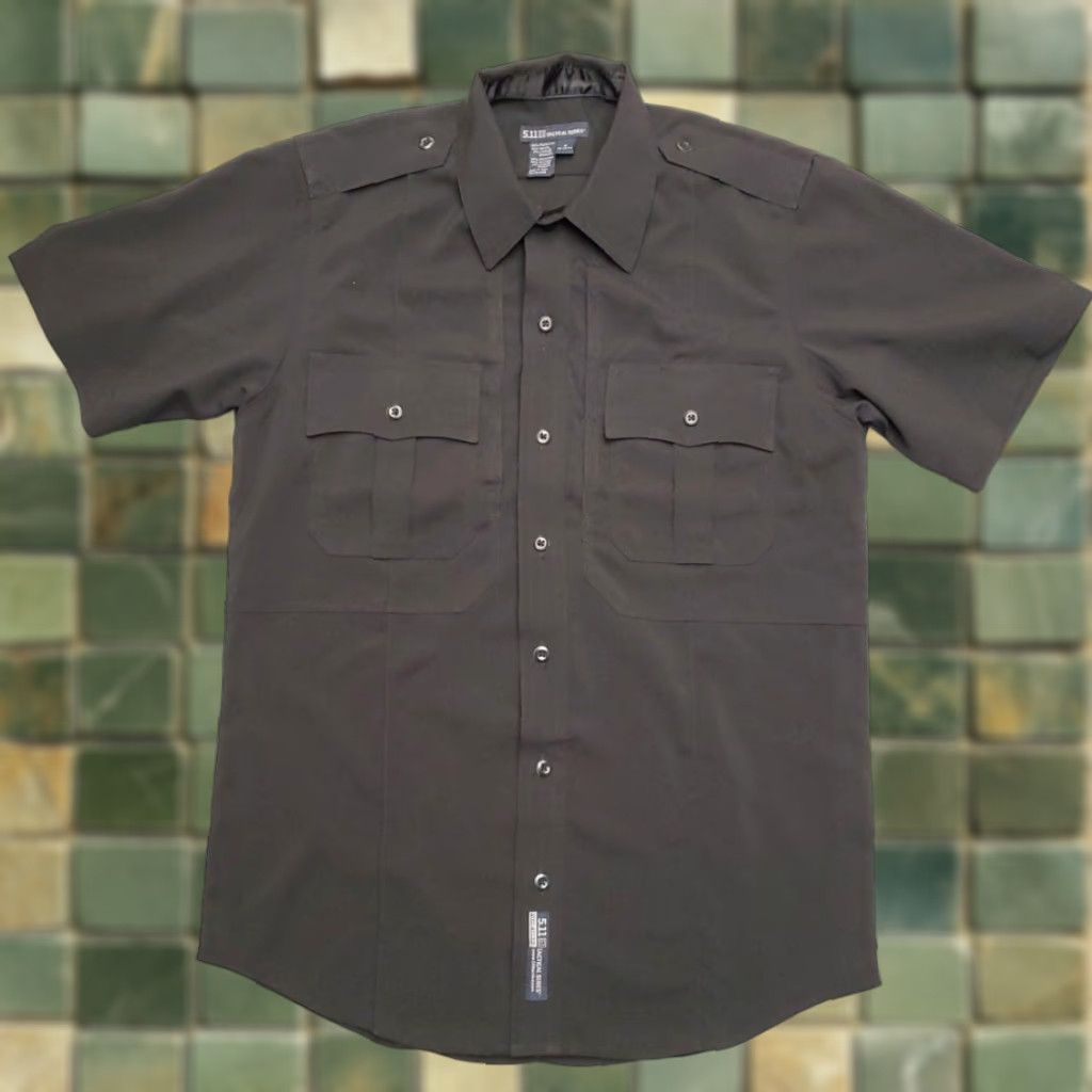 Vintage 5.11 Tactical Shirt Mens Small Black Short Sleeve Uniform Security Work 41132 Size US S / EU 44-46 / 1 - 1 Thumbnail