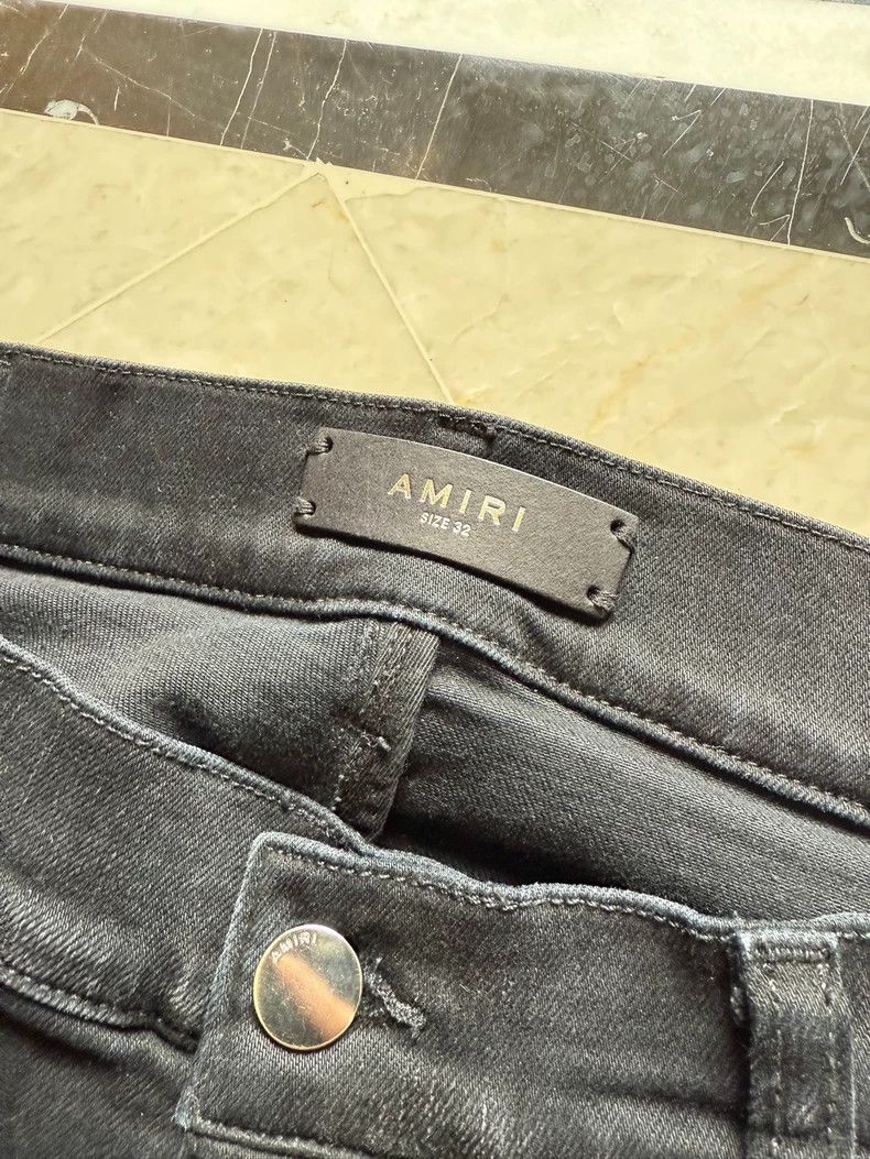 Amiri Amiri ripped vintage distressed skinny jeans Size US 32 / EU 48 - 4 Thumbnail