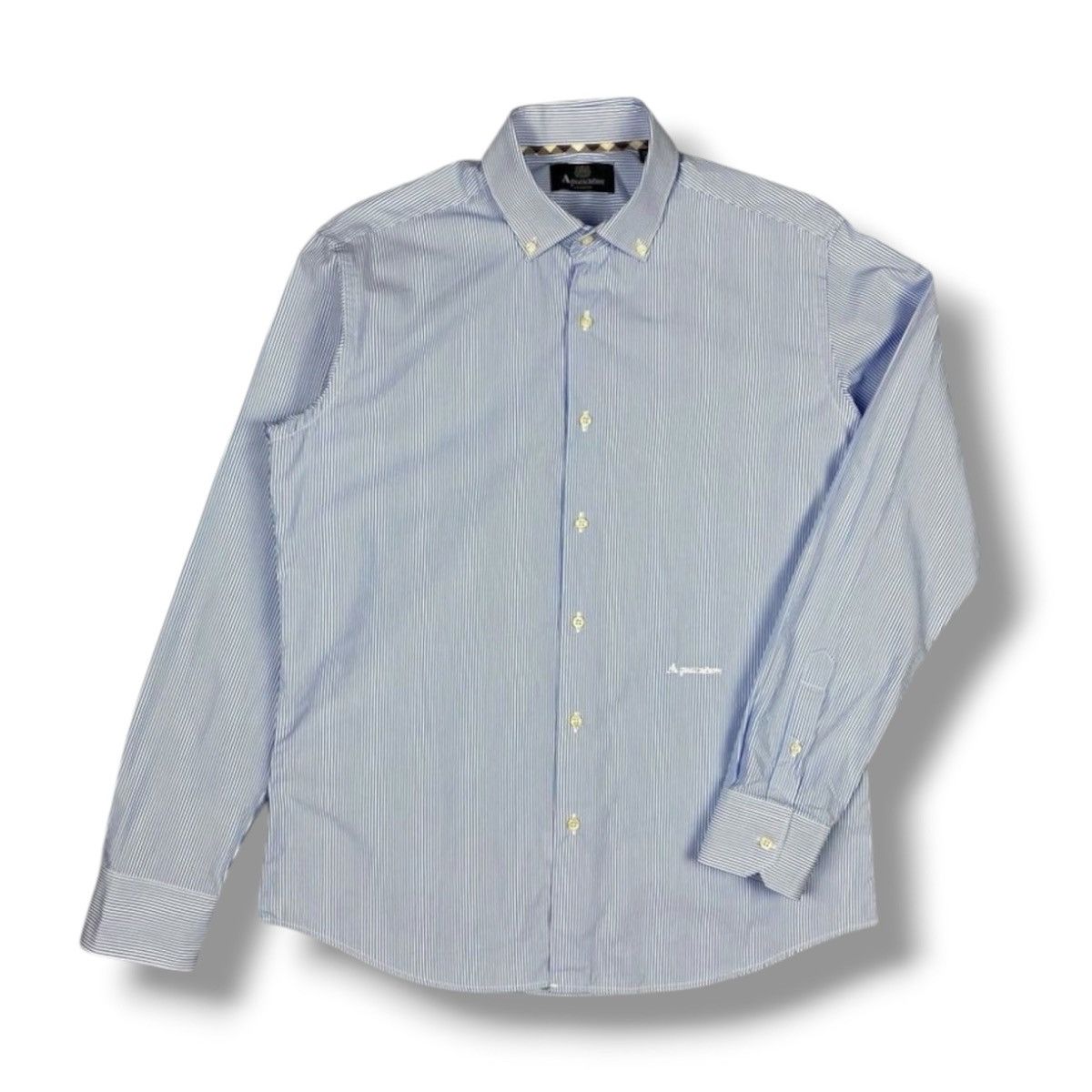 Aquascutum Aquascutum London Stripped Luxury Button Up Shirt Size US M / EU 48-50 / 2 - 1 Thumbnail